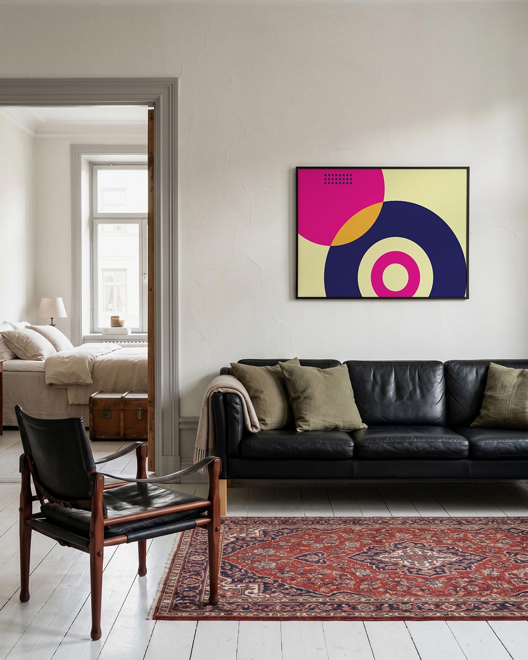 Cirkelvormen en kleur Poster