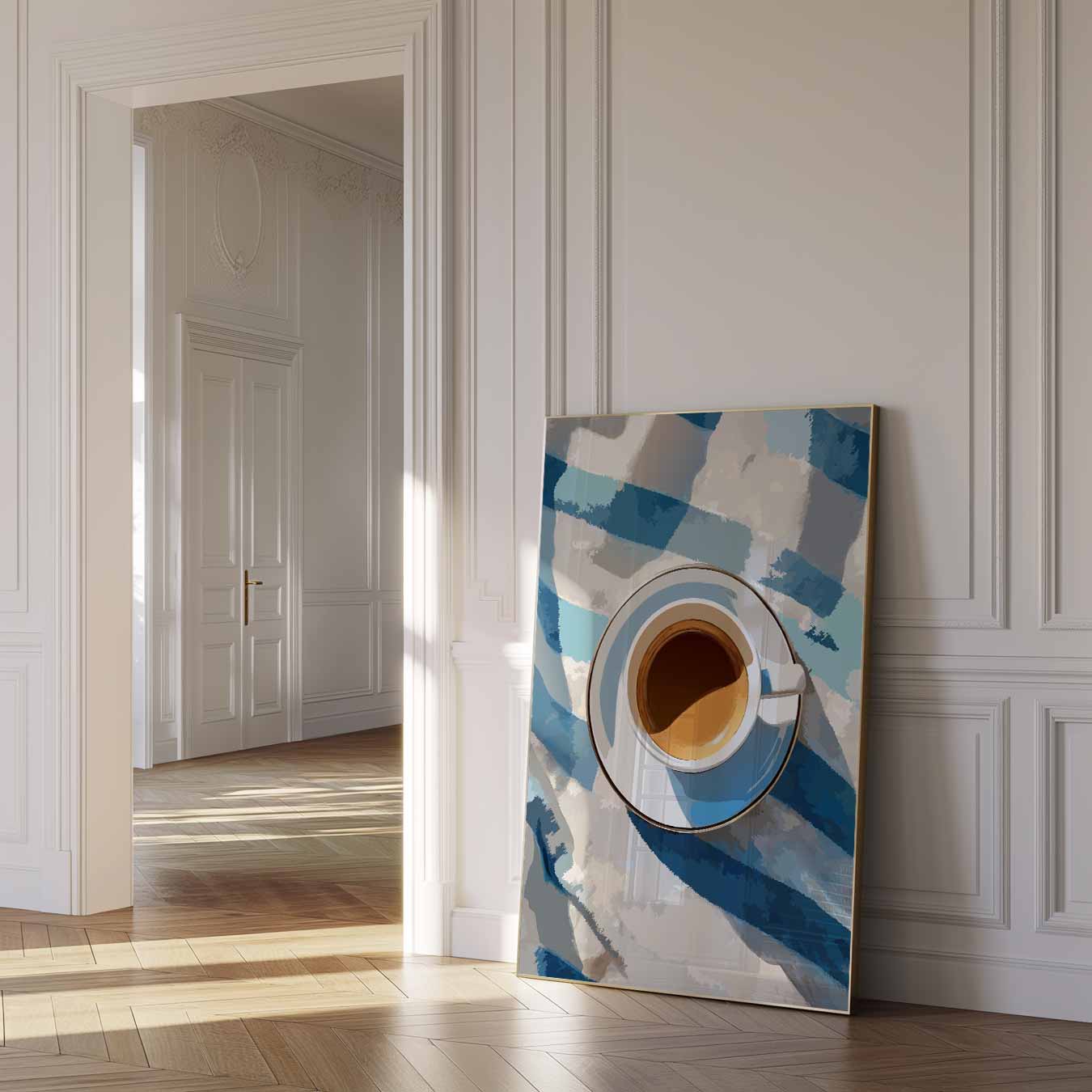 Ontspan Met Espresso Poster-WallArtistic