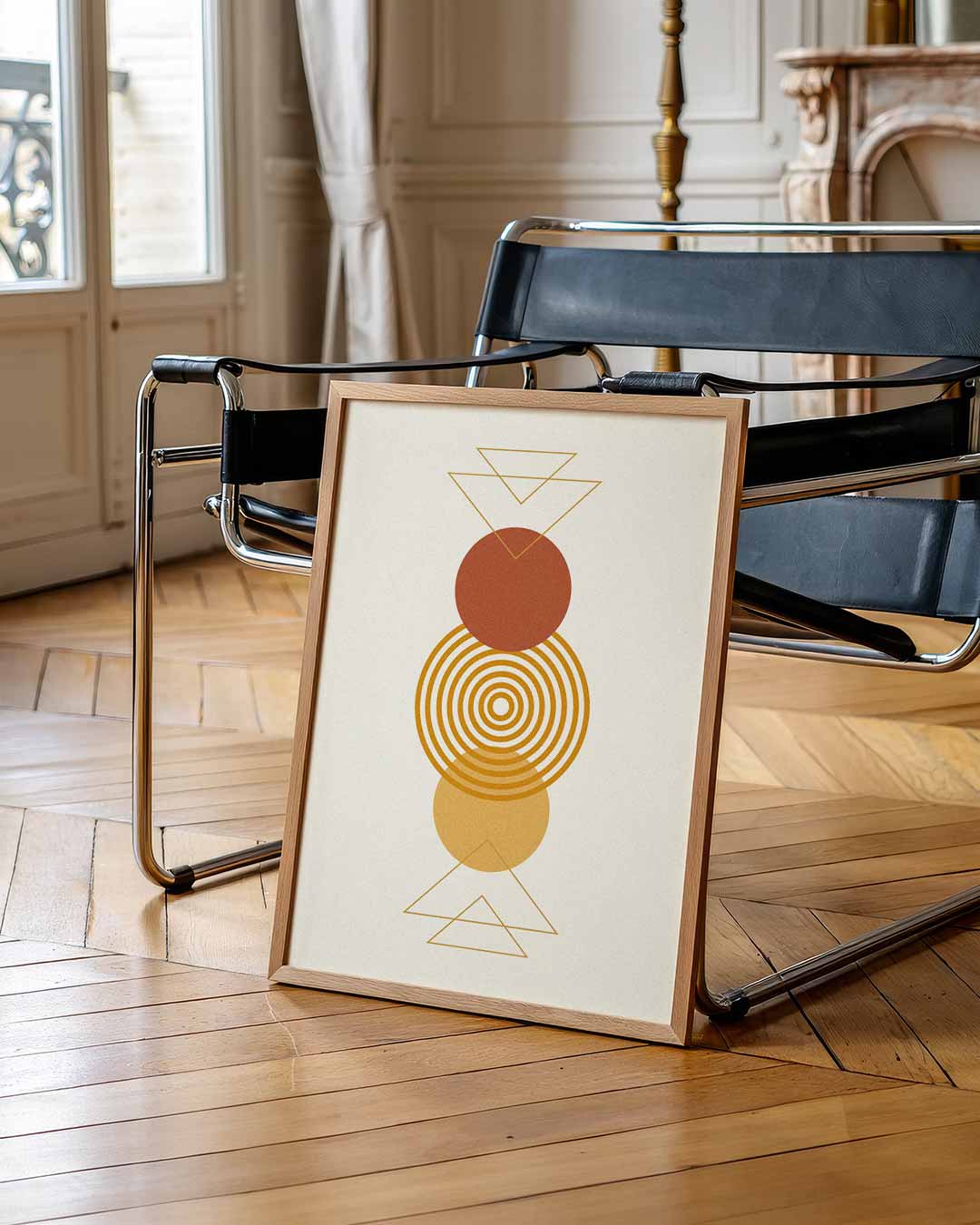 Retro Geometrische Stijl Poster