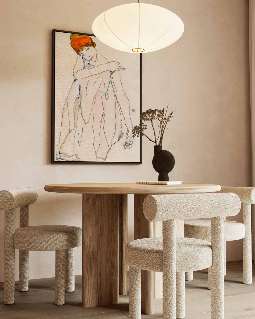 Dromerige Elegantie Kunstwerk-canvas-dibond-plexiglas-wanddecoratie-WallArtistic