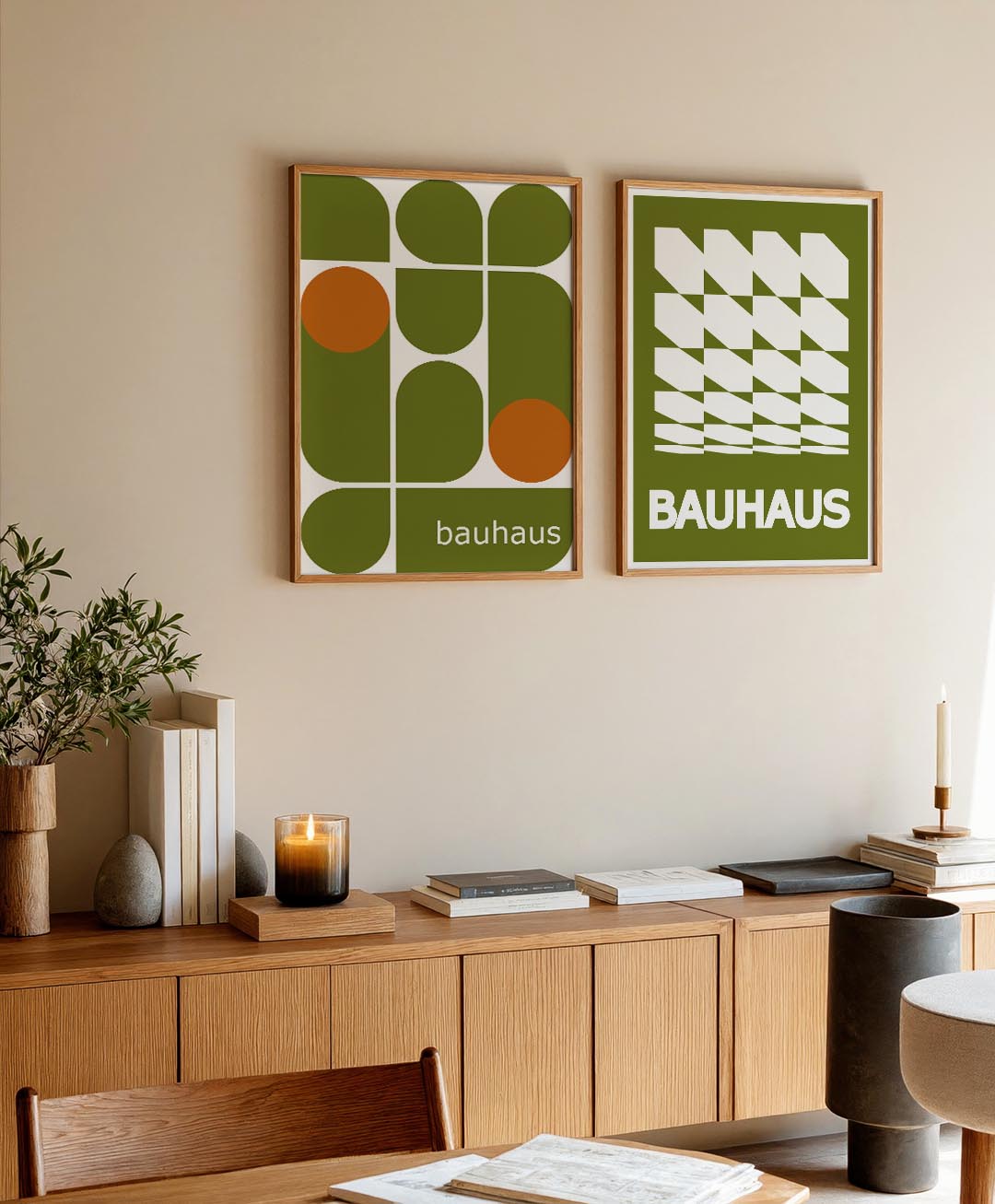Vormen en vlakken Posterset
