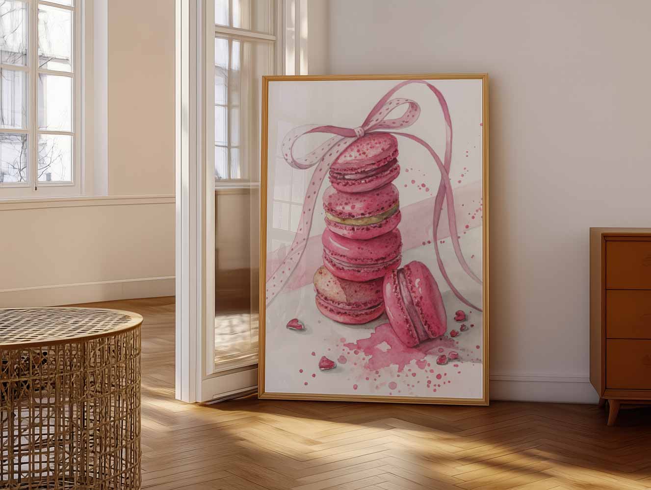 Zoete Macaron Droom Poster-WallArtistic