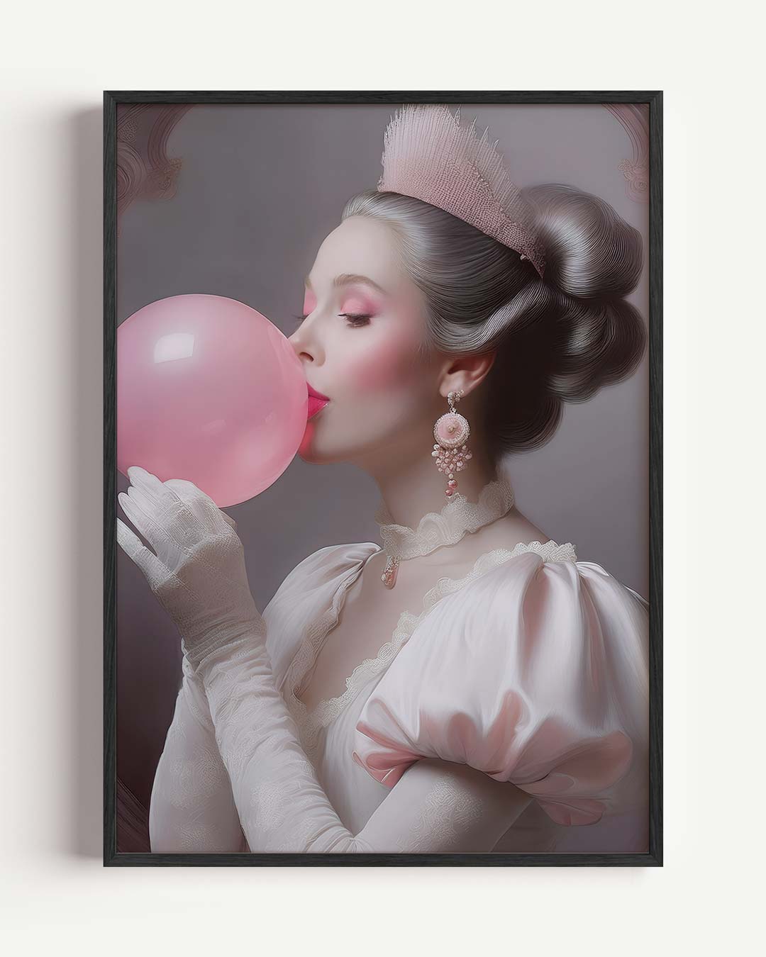Vintage Glamour Bubblegum Poster-WallArtistic