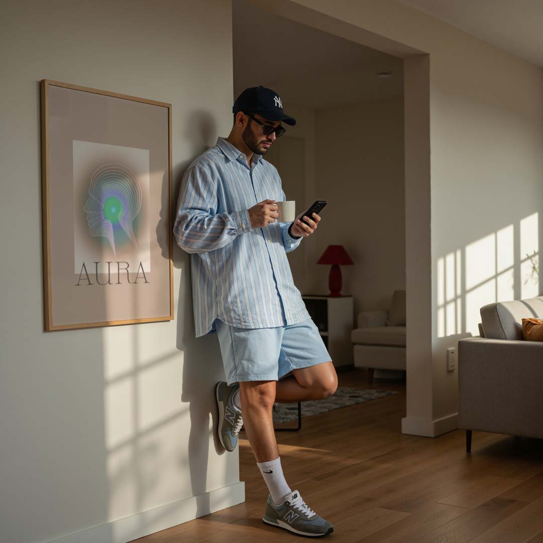 Aura Abstracte Kunstposter-WallArtistic