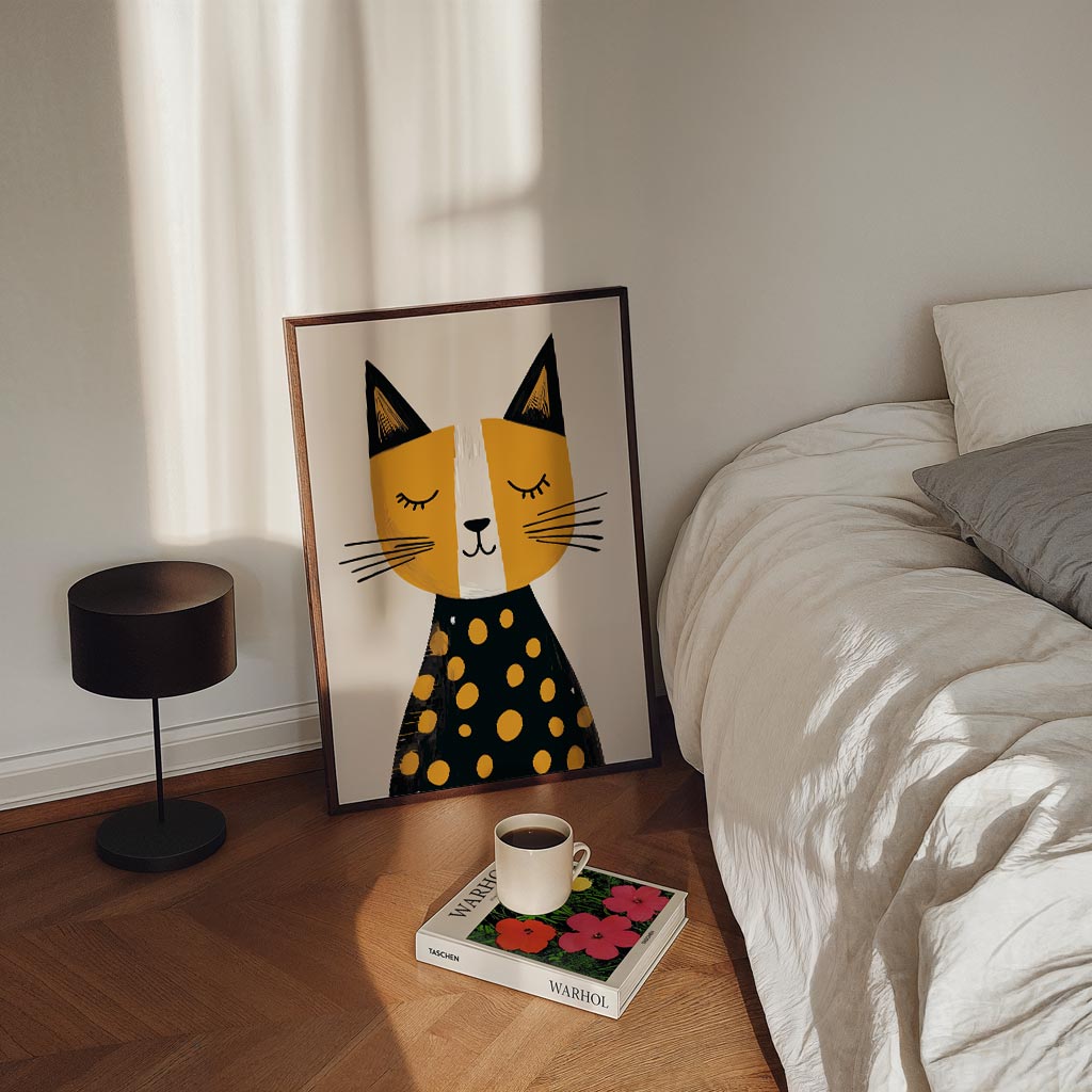 Dromerige Kattenkunst Poster