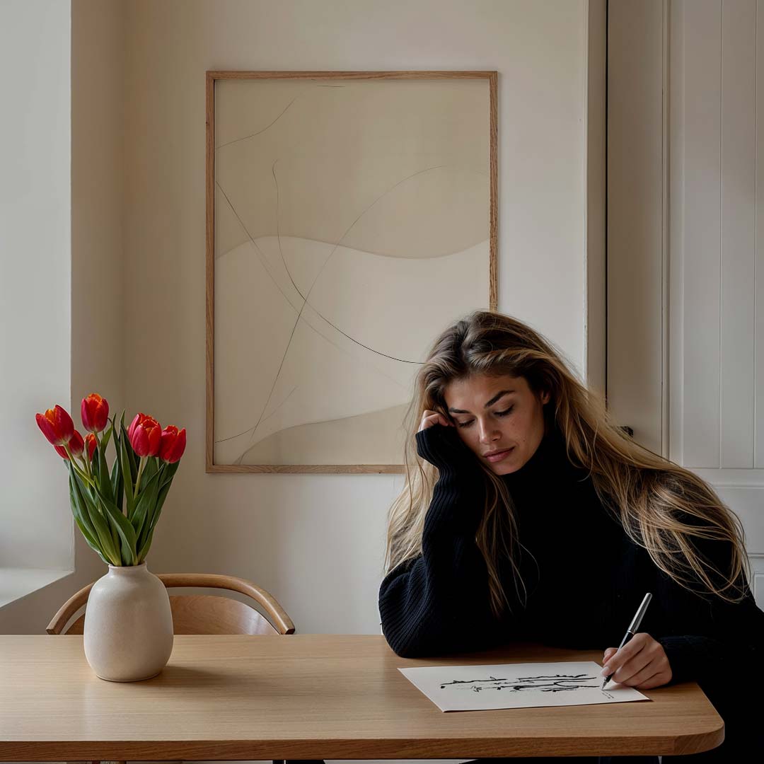 Minimalistische Elegantie Wanddecoratie Poster-WallArtistic