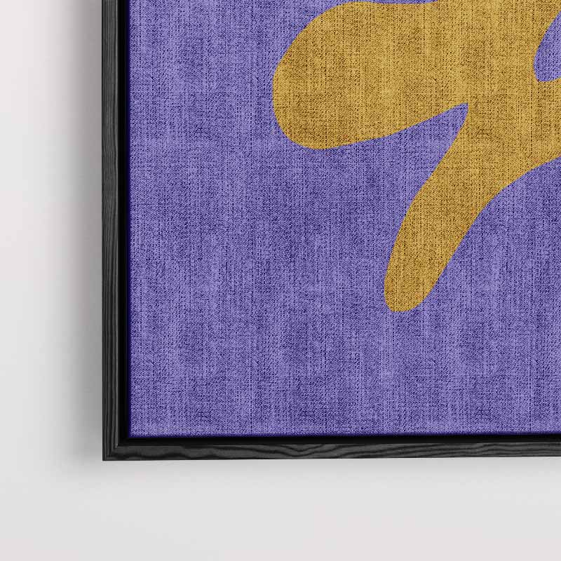 Abstracte Botanische Vormen Kunstwerk-canvas-dibond-plexiglas-wanddecoratie-WallArtistic