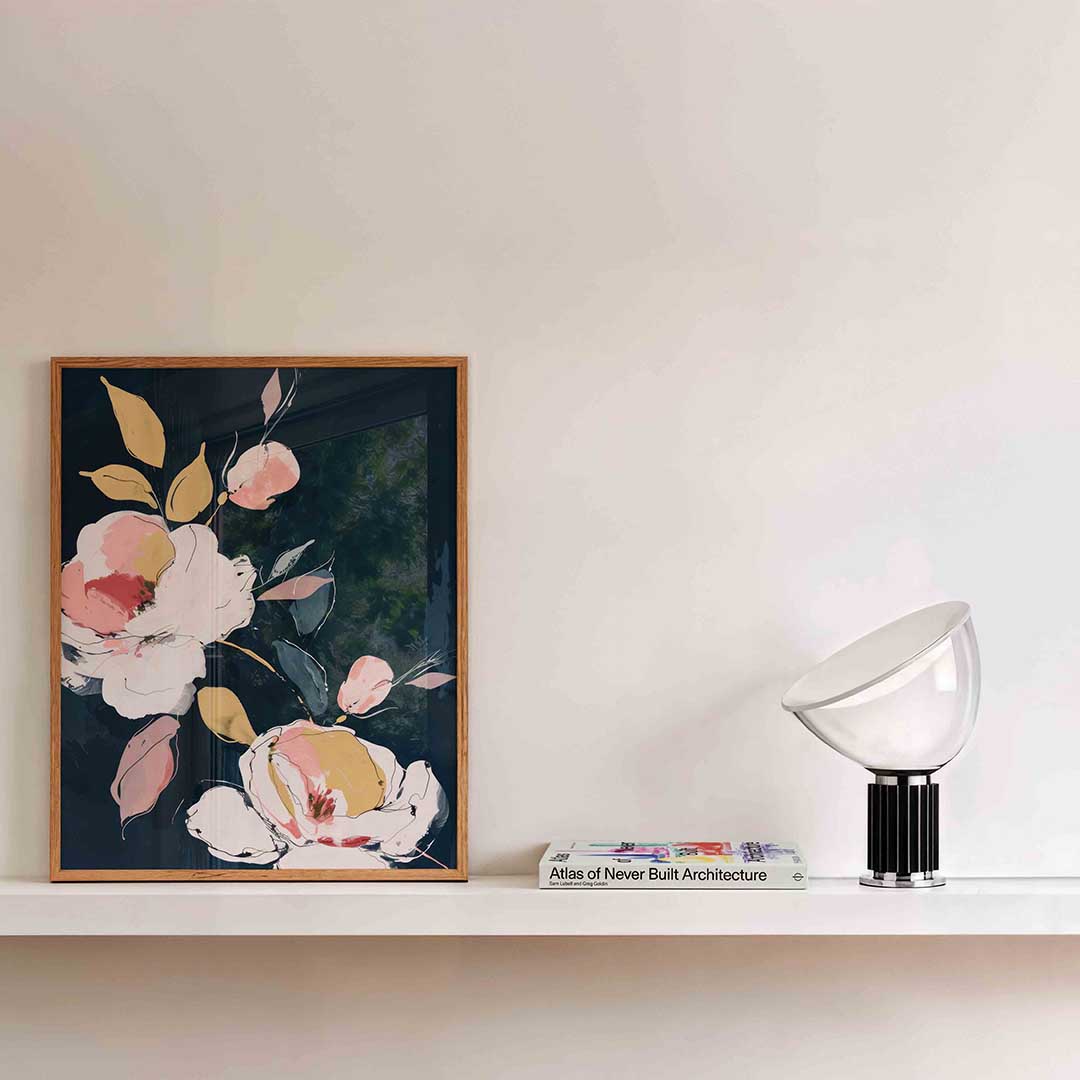 Bloemen en bladeren Poster