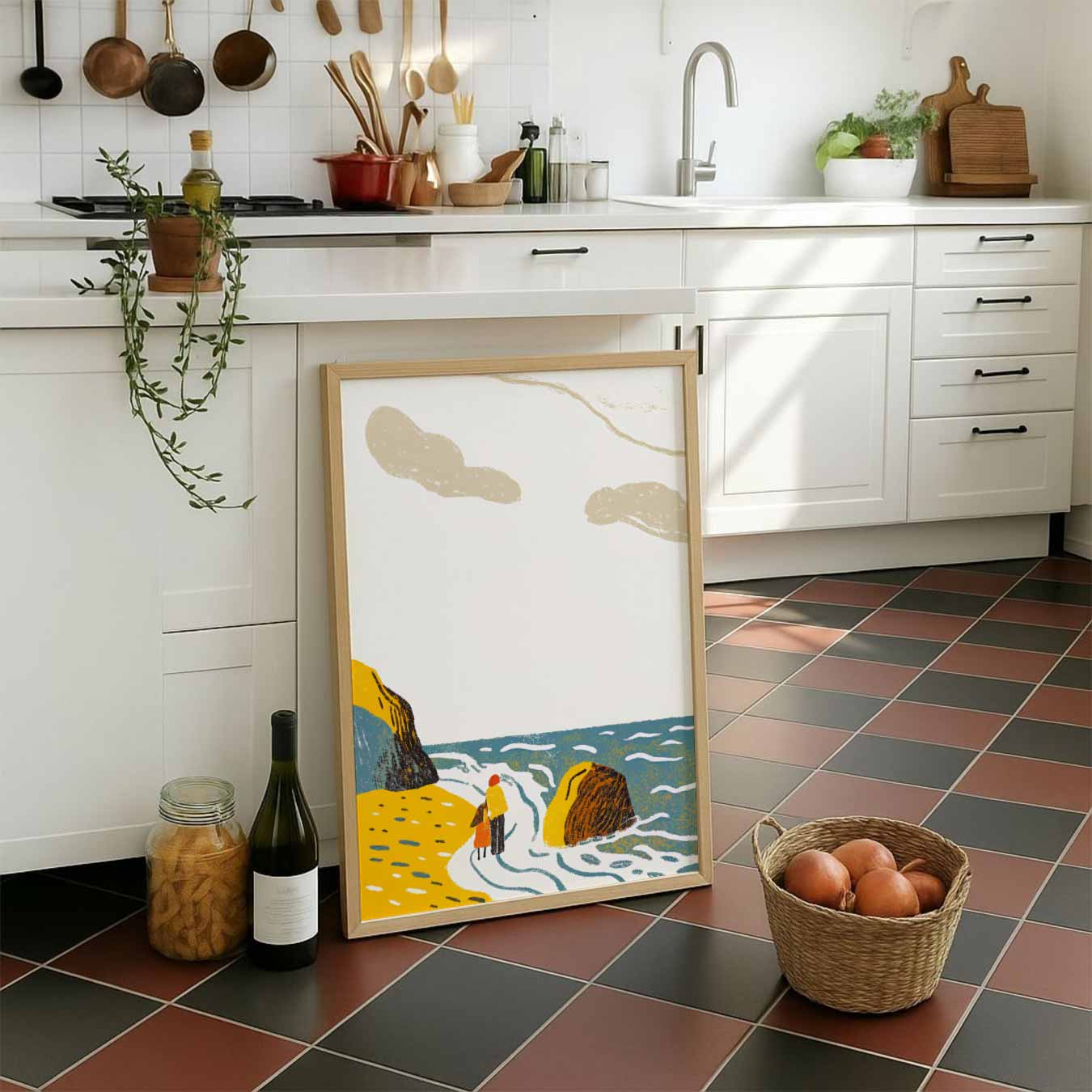 Wandelen Langs de Kust Poster