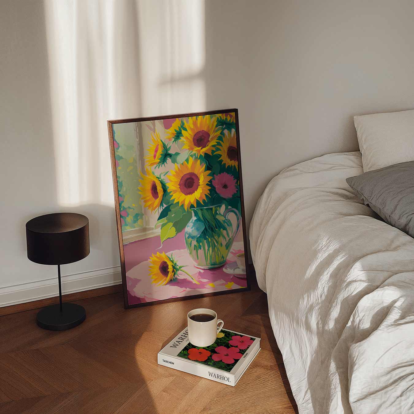 Zomerse Zonnebloemen Poster-WallArtistic