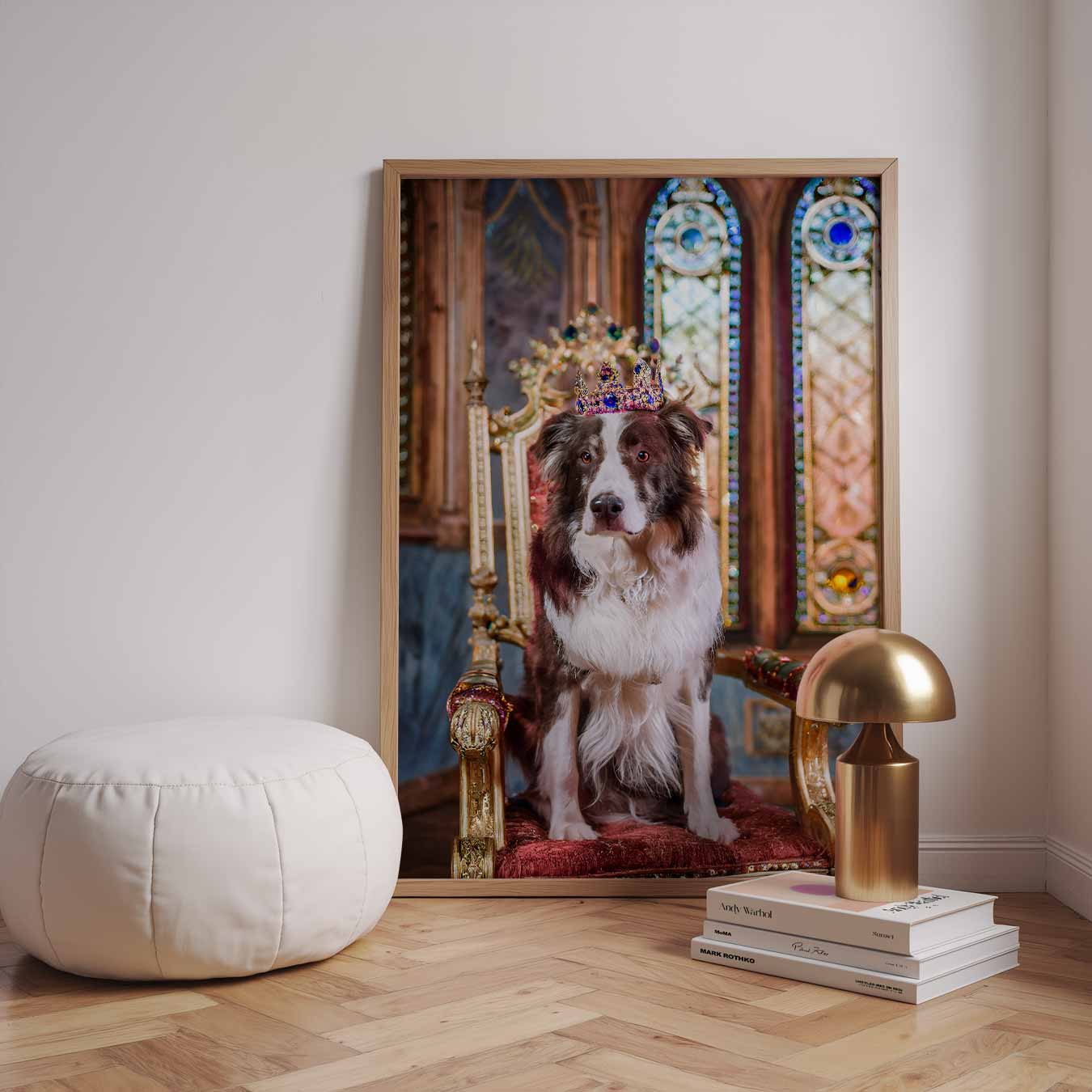 Koninklijke Hondenthron Poster-WallArtistic