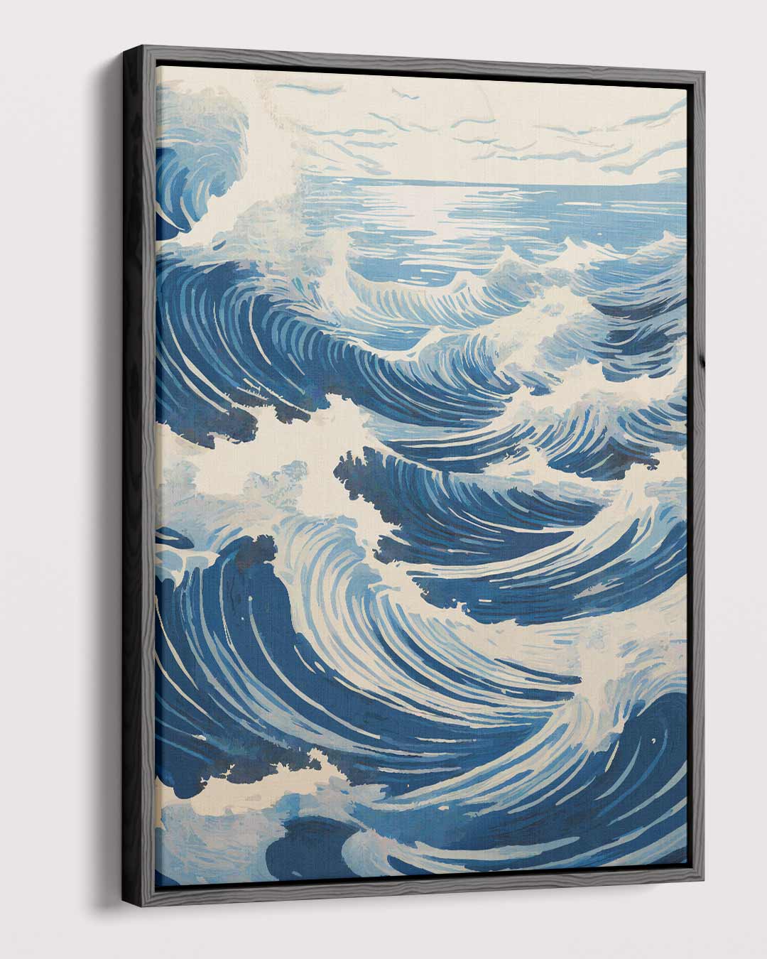 Golfen van de Oceaan Kunstwerk-canvas-dibond-plexiglas-wanddecoratie-WallArtistic