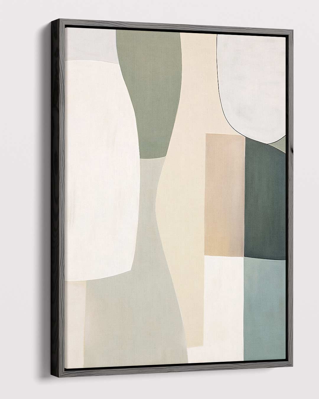 Moderne Abstracte Compositie Kunstwerk-canvas-dibond-plexiglas-wanddecoratie-WallArtistic