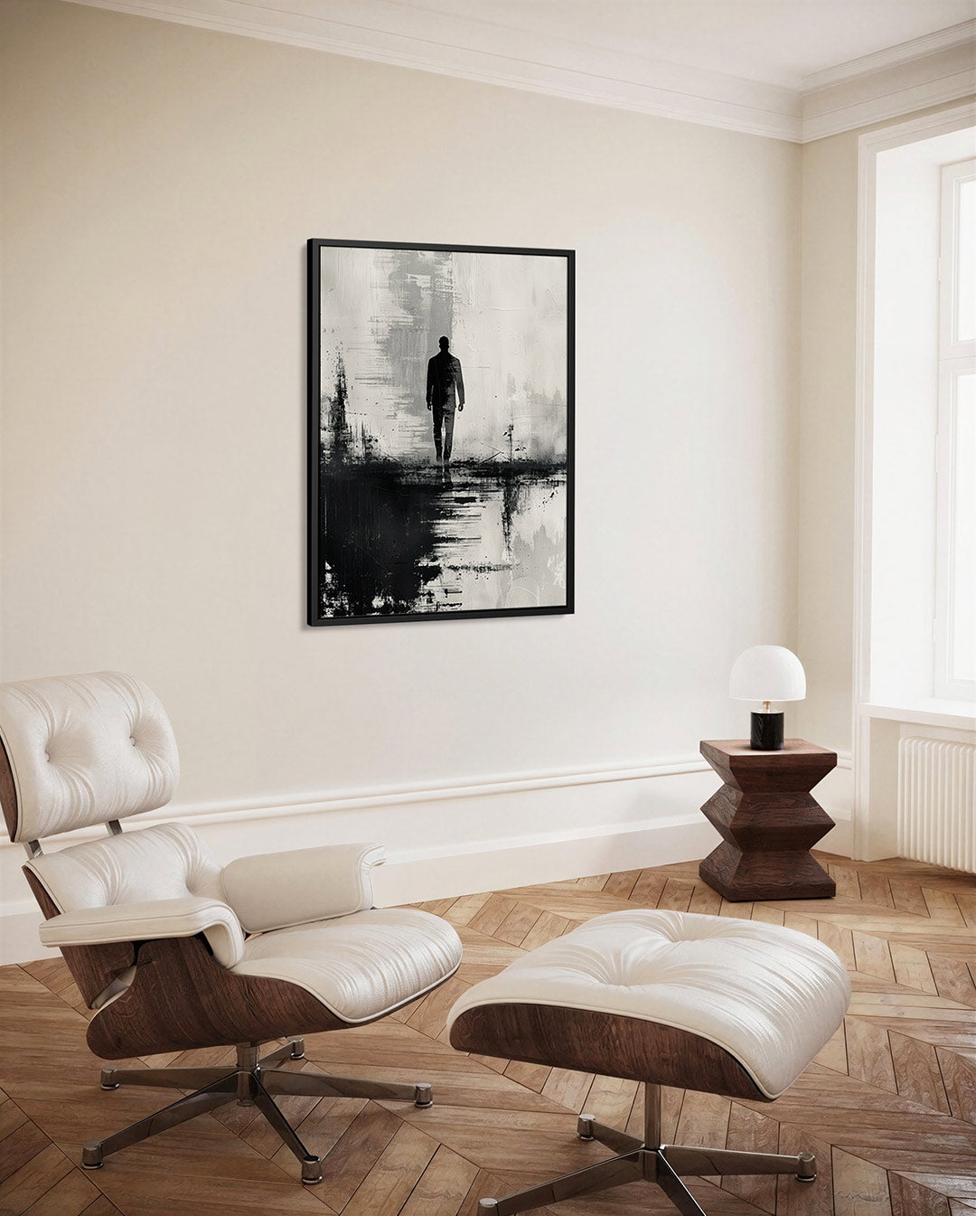 Stille reflectie Kunstwerk