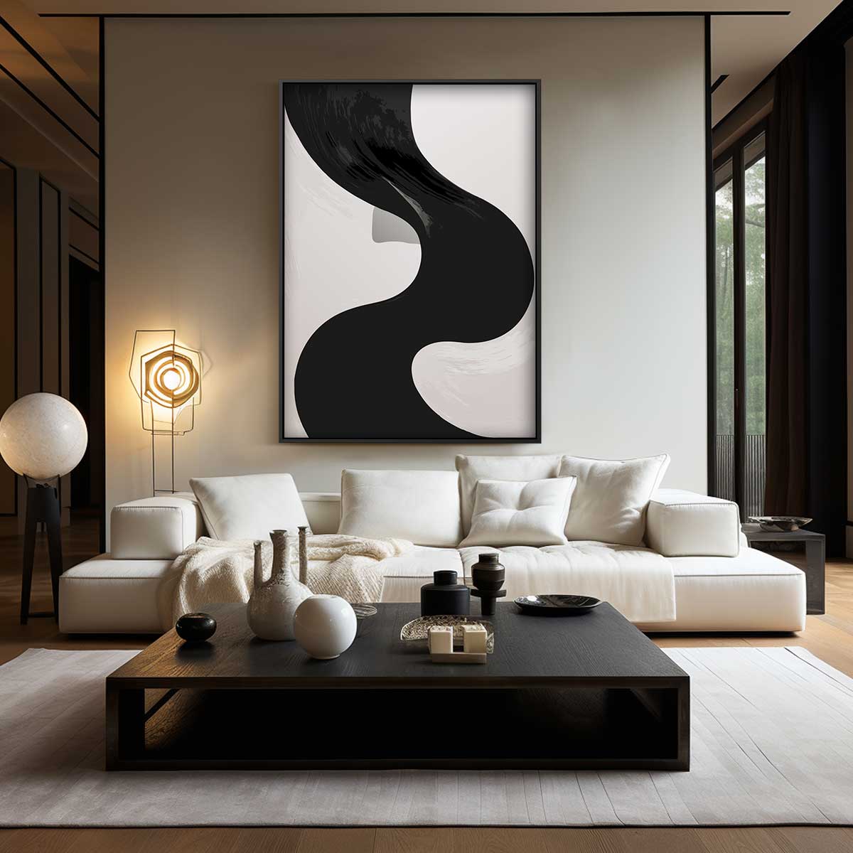 Stromende Schaduw Kunstwerk-canvas-dibond-plexiglas-wanddecoratie-WallArtistic