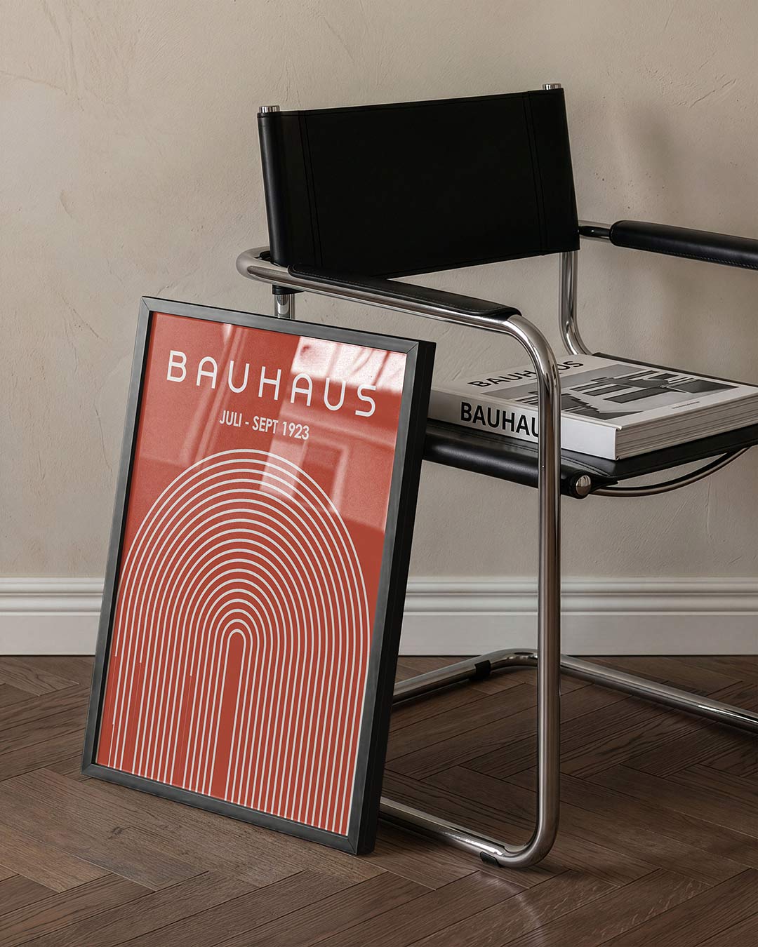 Lijnen en kleurvlakken Poster