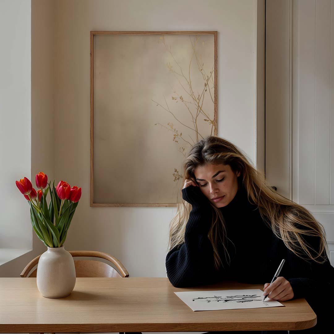 Natuurlijke Elegantie Poster-WallArtistic