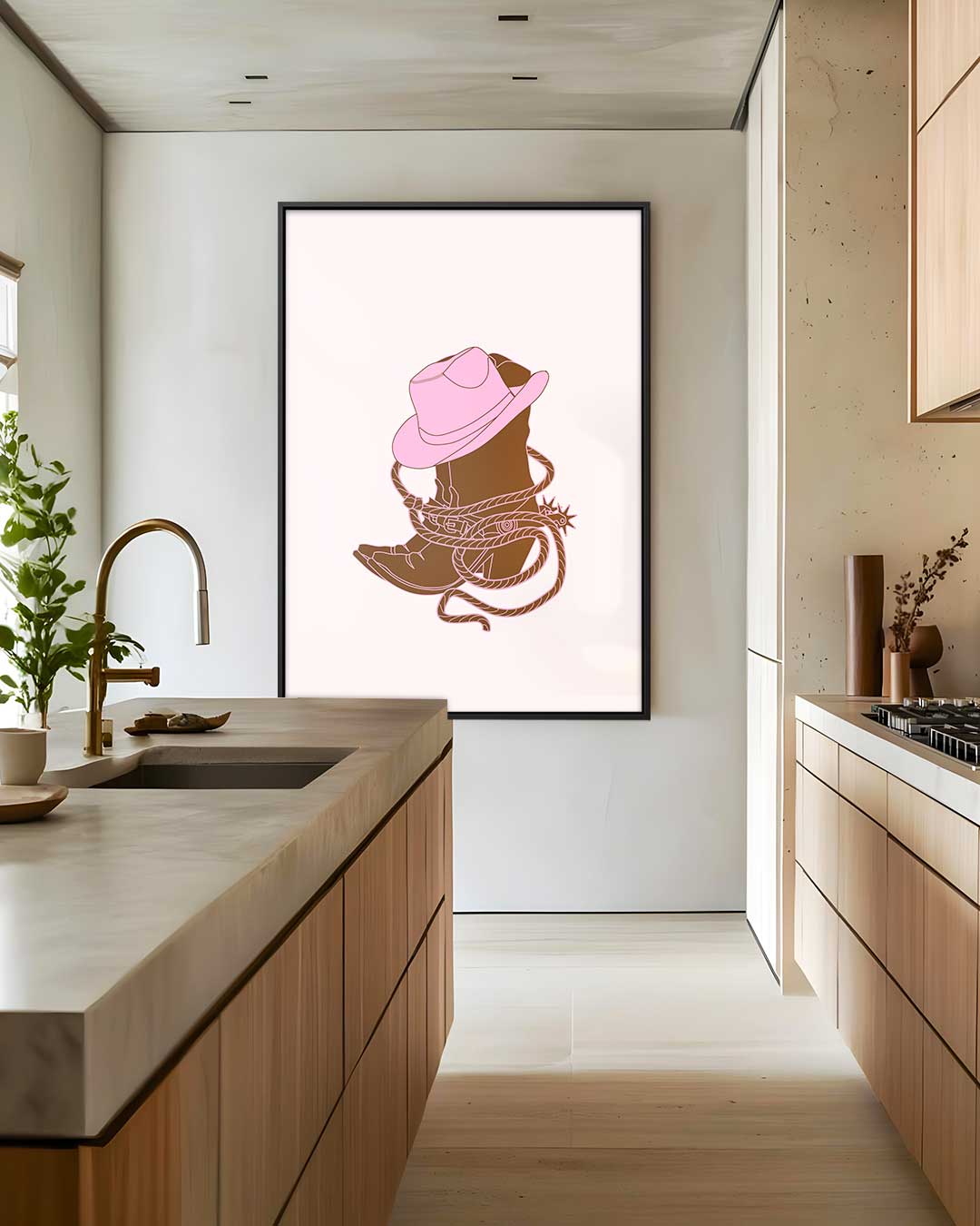 Stoere Cowboy Charme Kunstwerk-canvas-dibond-plexiglas-wanddecoratie-WallArtistic
