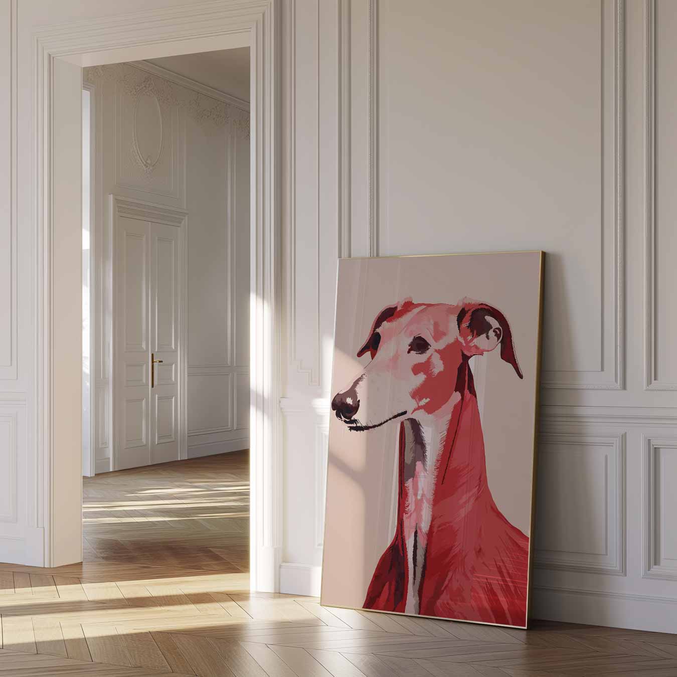 Stijlvolle Greyhound Poster