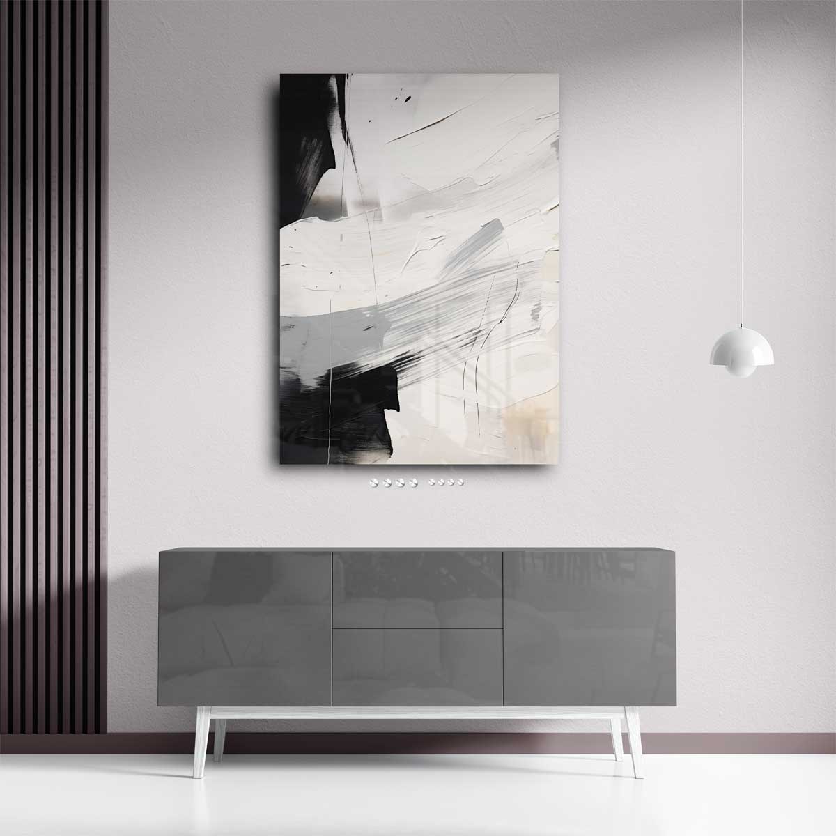 Mystiek in Monochroom Kunstwerk-canvas-dibond-plexiglas-wanddecoratie-WallArtistic