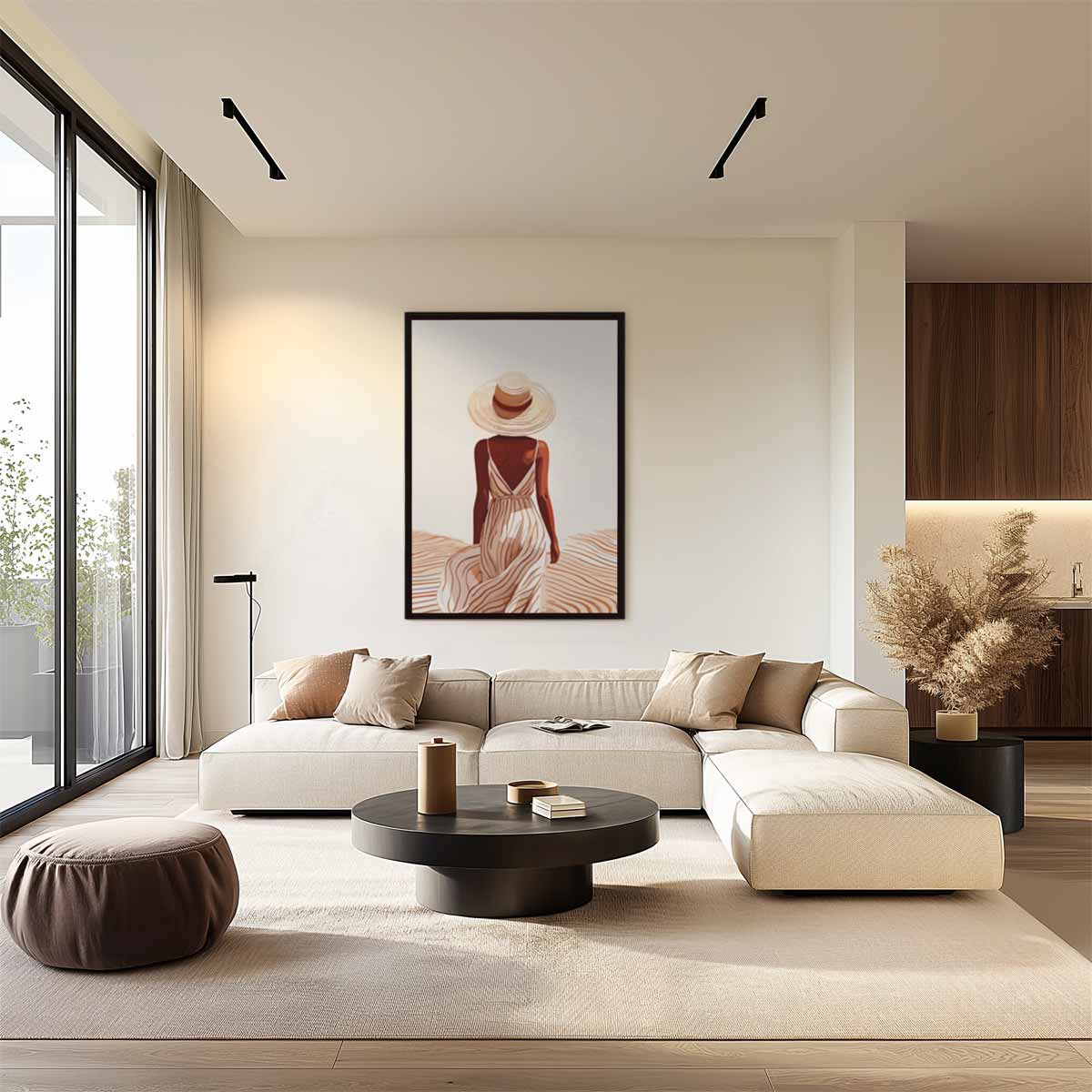 Zomerwandeling Kunstwerk-canvas-dibond-plexiglas-wanddecoratie-WallArtistic