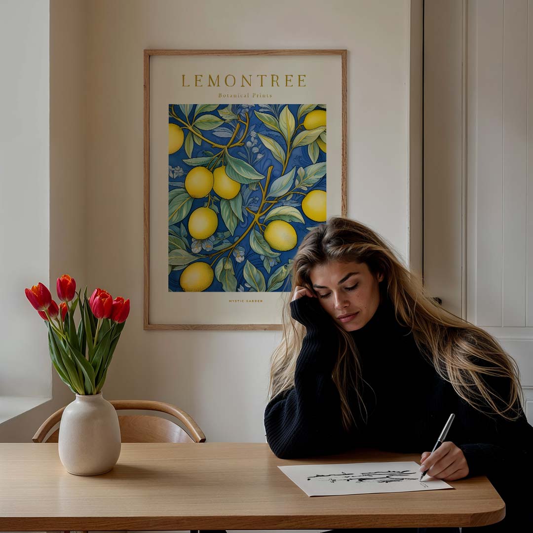 Lemontree Botanische Print Poster-WallArtistic