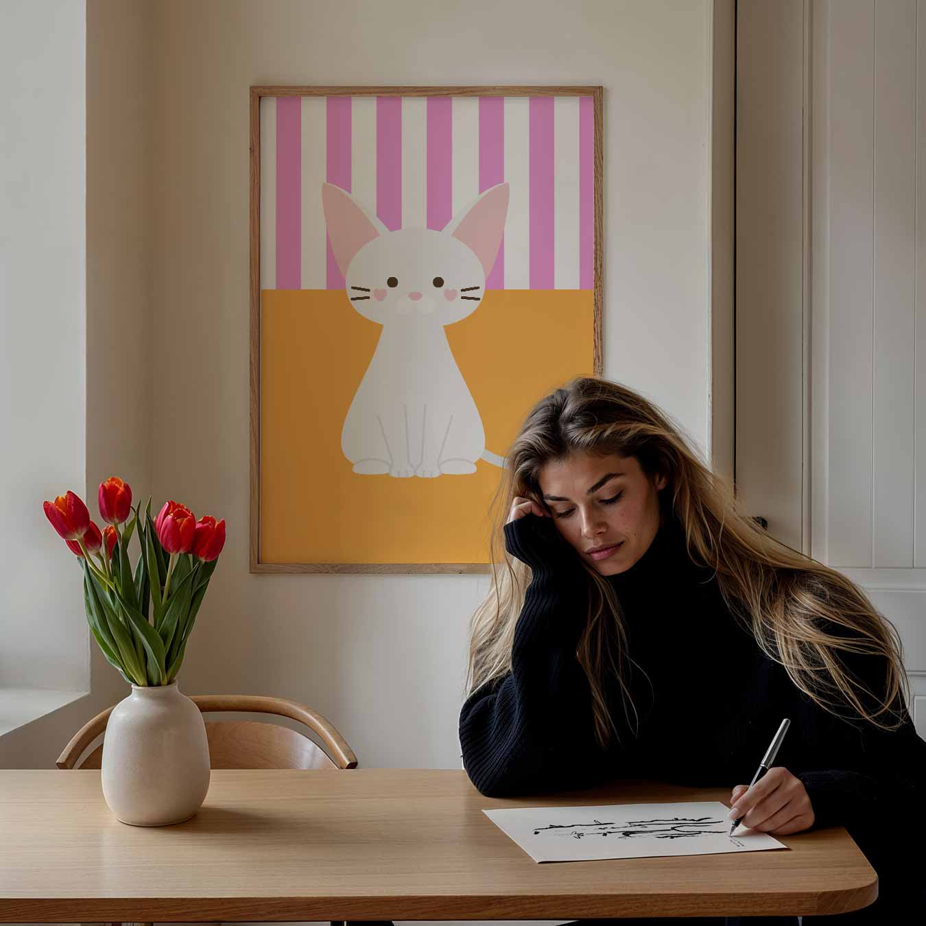 Schattige Kattenposter