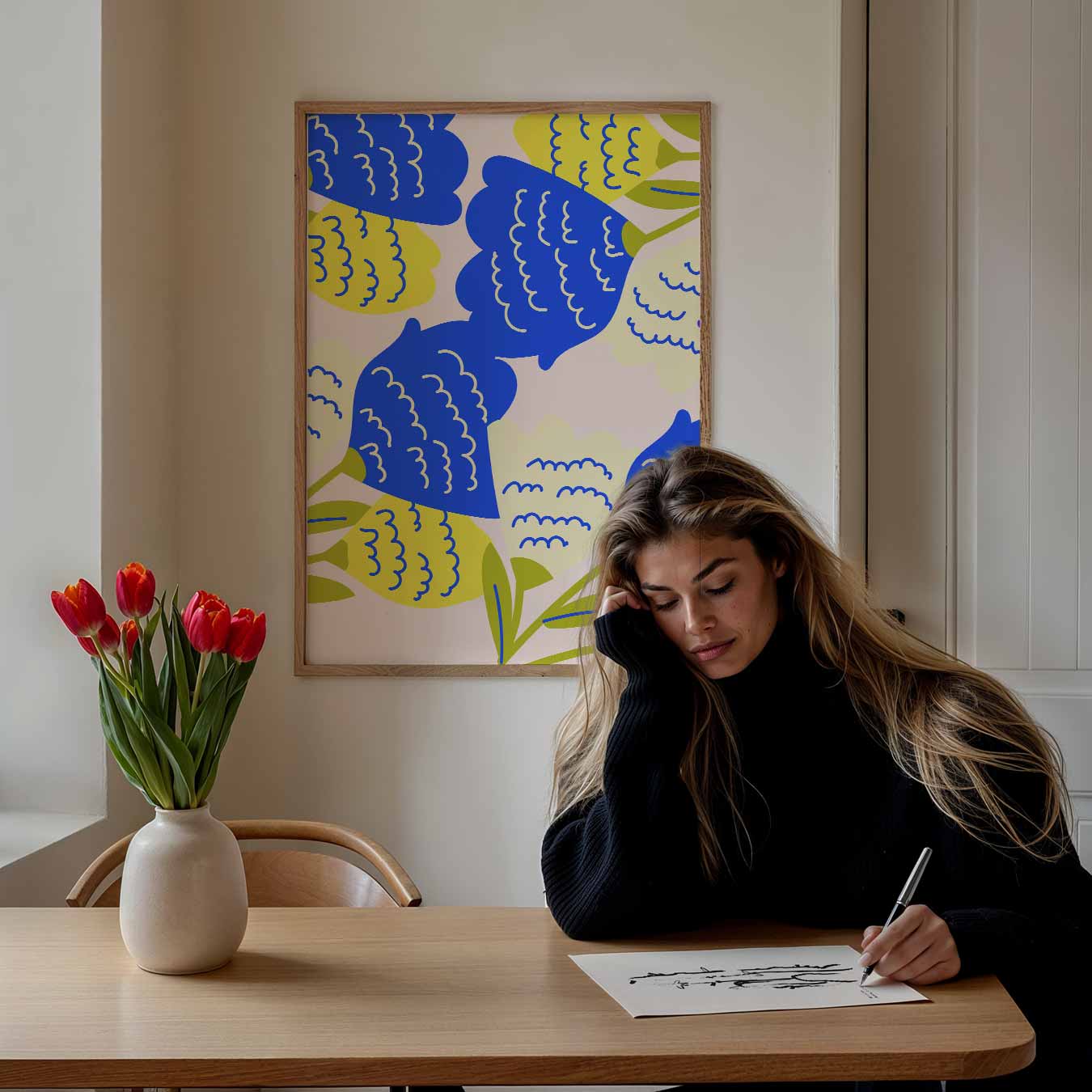 Bloeiende Dromen Poster-WallArtistic