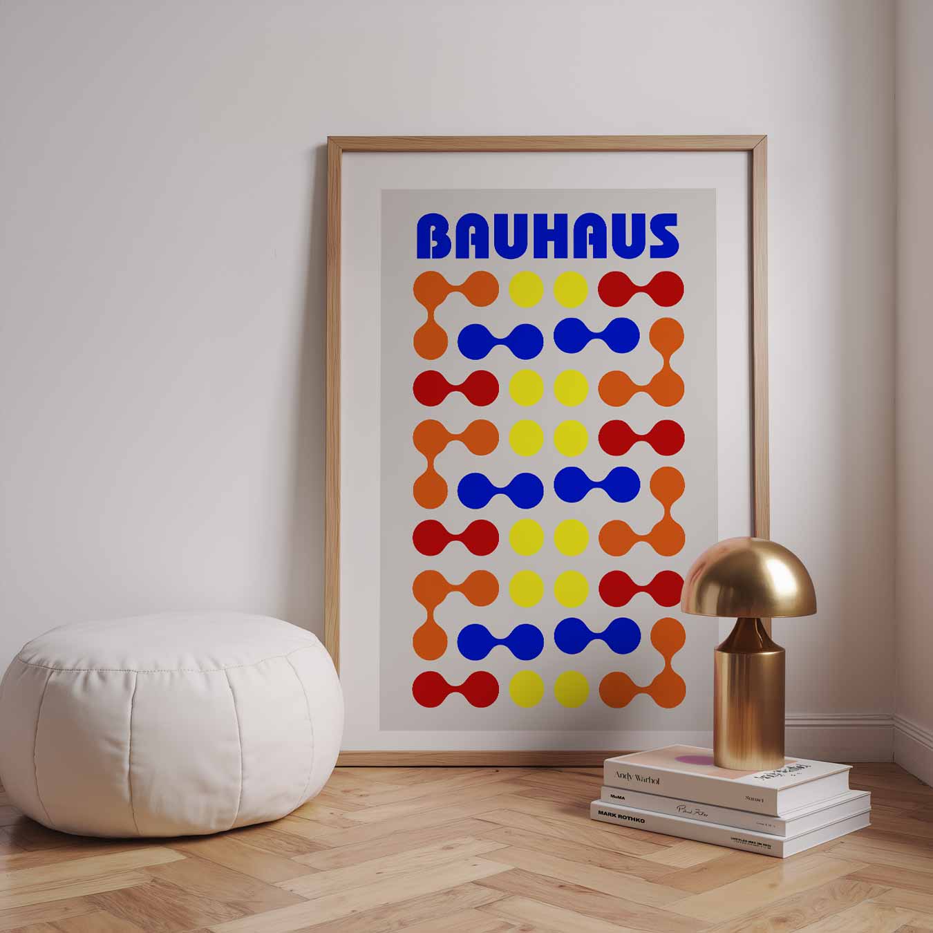 Bauhaus Geometrisch Patroon Poster-WallArtistic