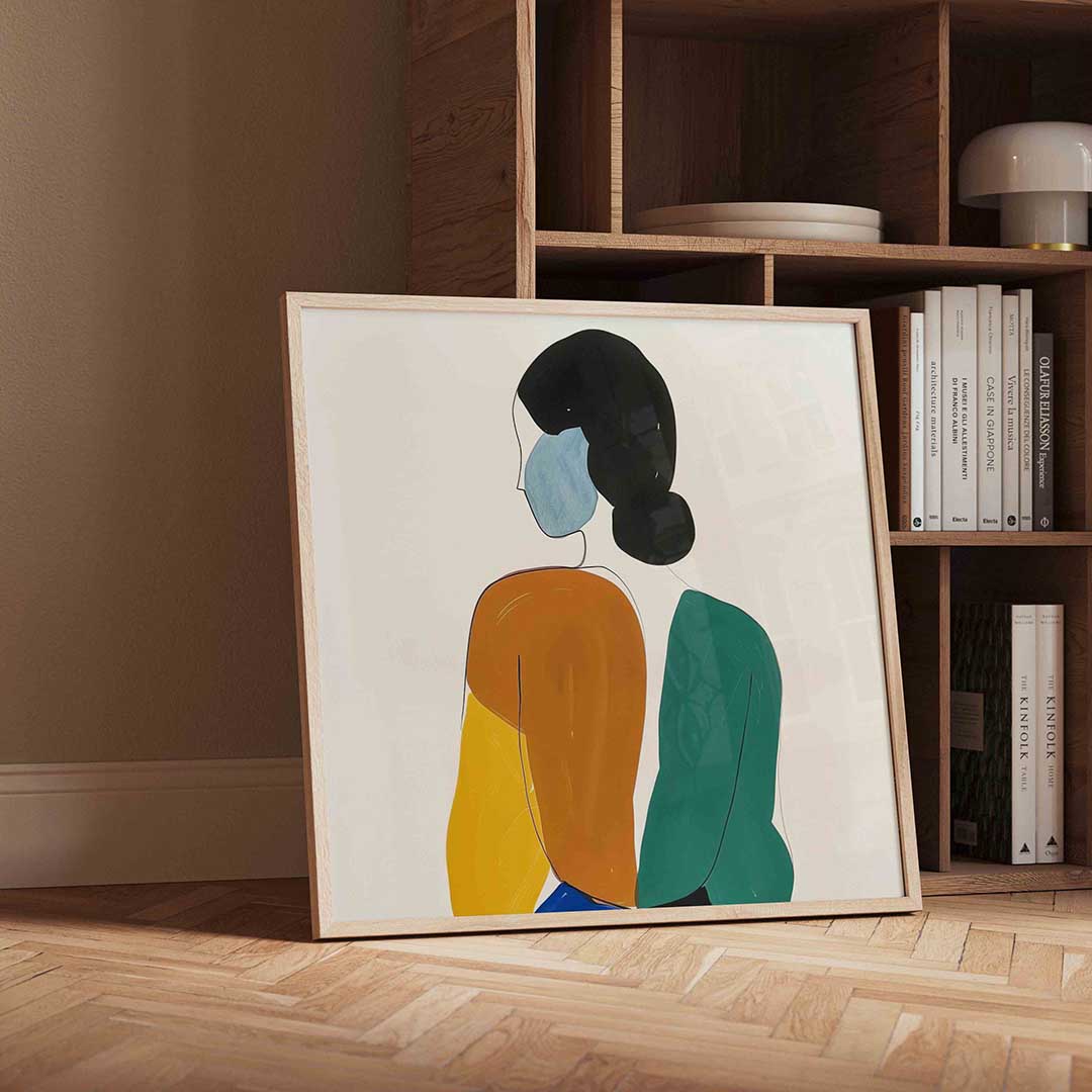 Abstracte figuur Poster