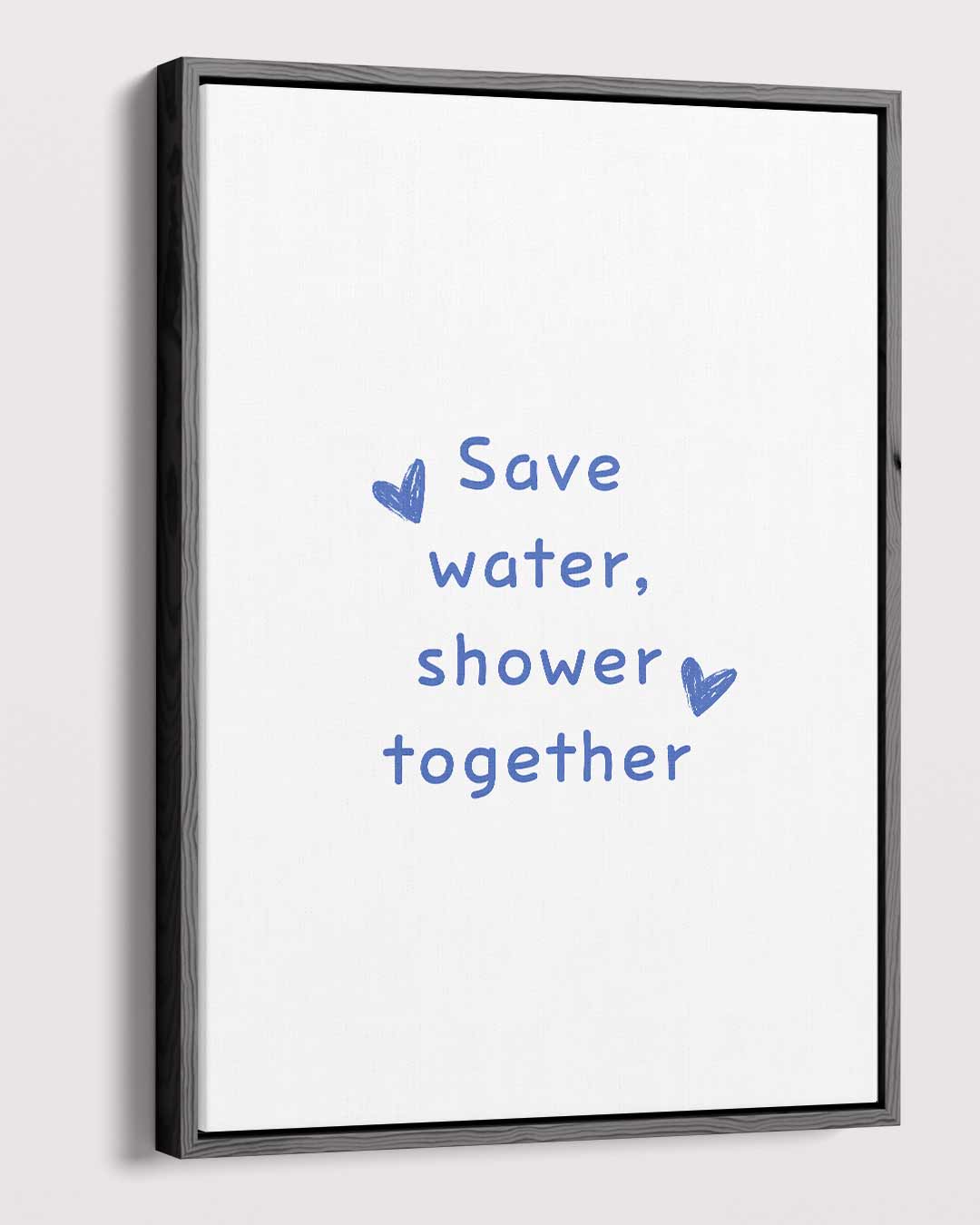 Save Water Poster Kunstwerk-canvas-dibond-plexiglas-wanddecoratie-WallArtistic