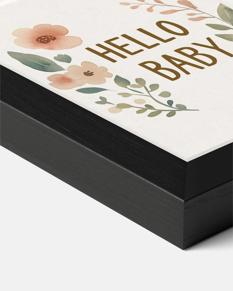 Speelse Baby Bloemenposter