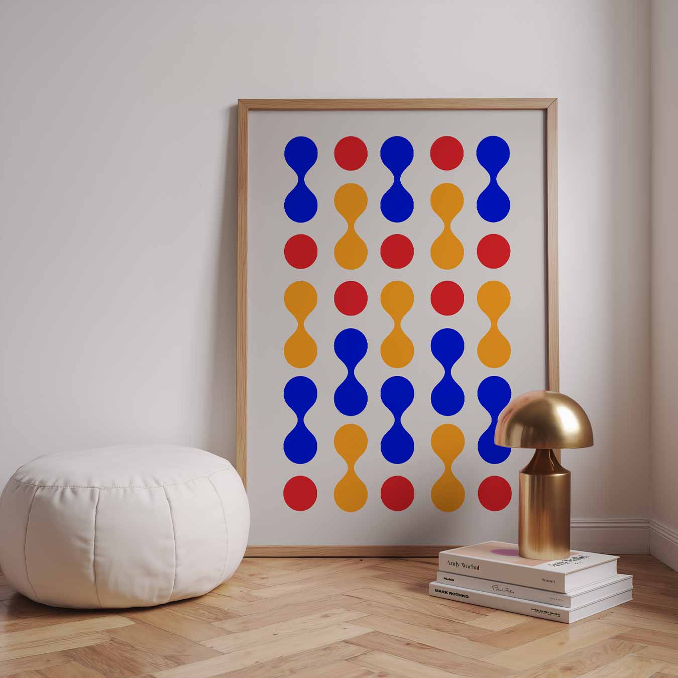 Kleurrijke Geometrische Vormen Poster-WallArtistic