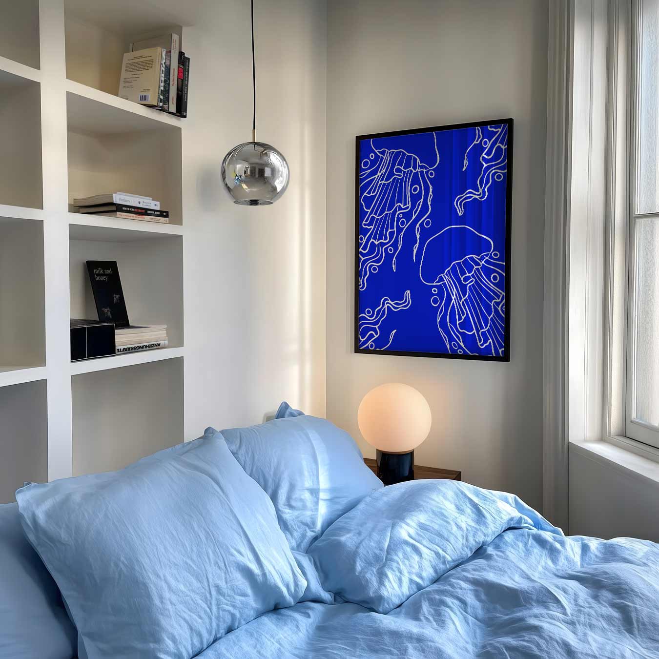 Sierlijke Kwallen Poster-WallArtistic