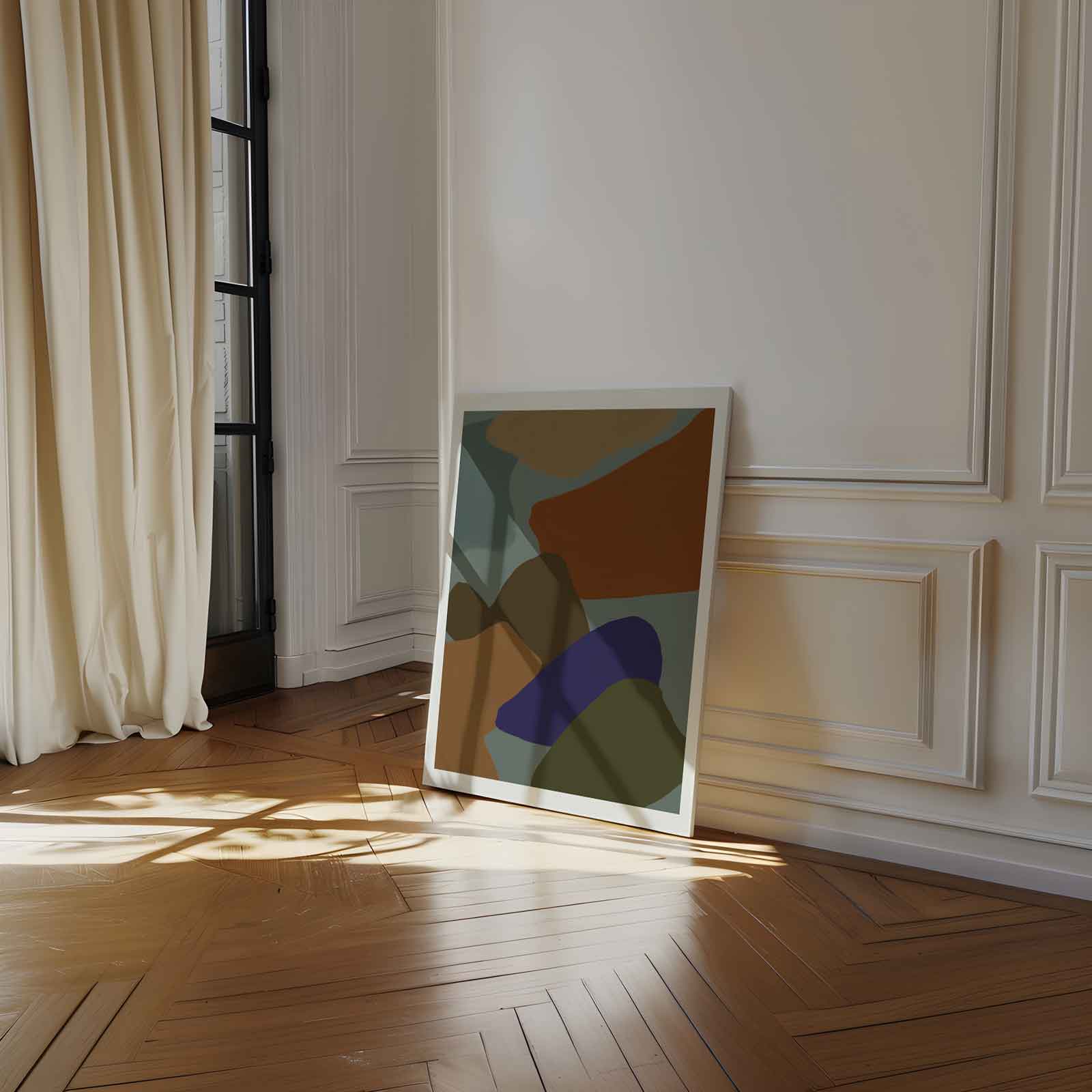 Vrolijke Vormen Kunstwerk-canvas-dibond-plexiglas-wanddecoratie-WallArtistic