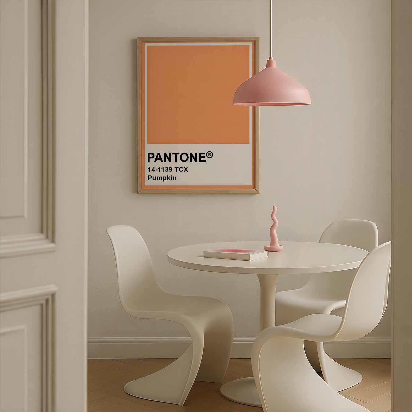 Pantone Stijlvolle Pumpkin Poster