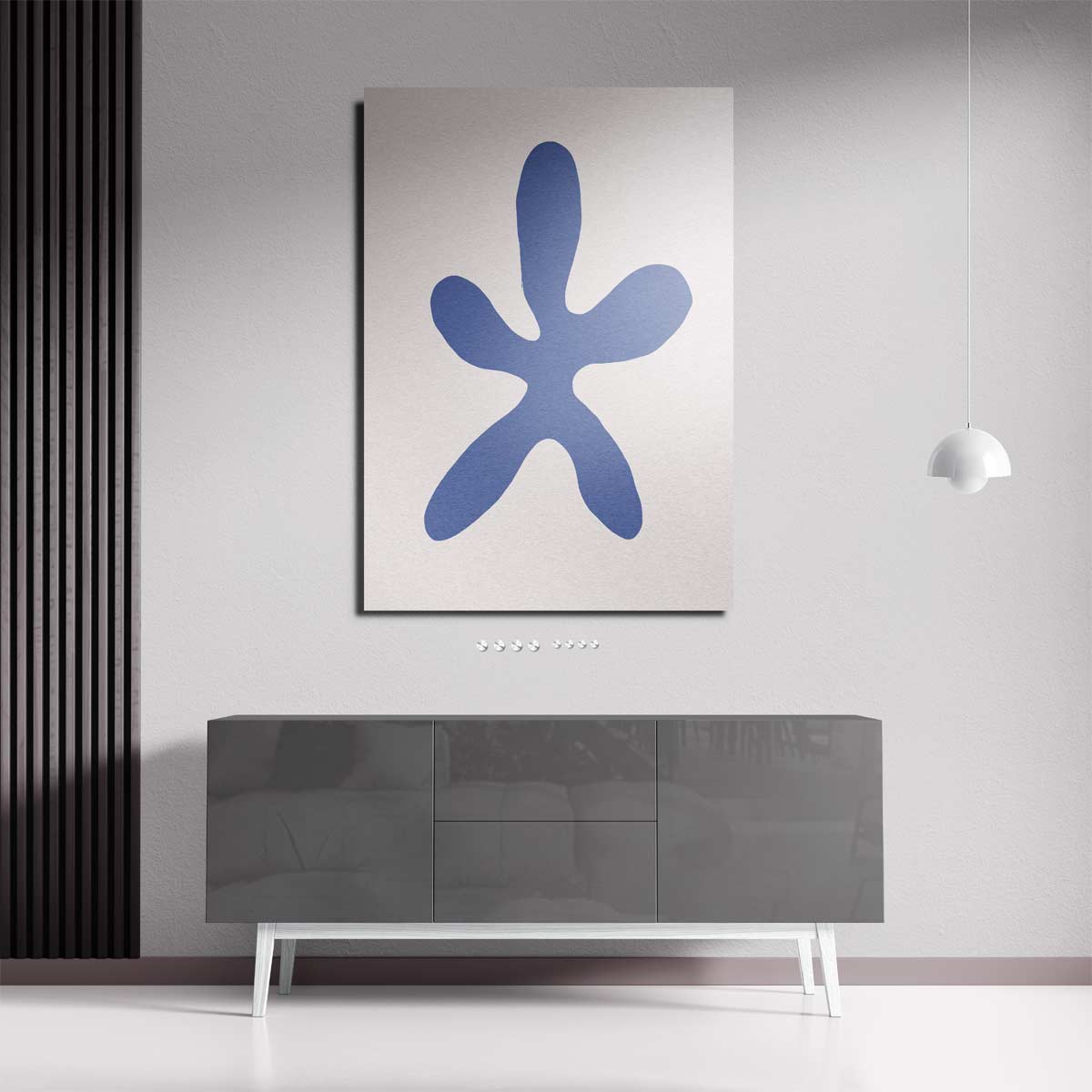 Abstracte Bloemexpressie Kunstwerk-canvas-dibond-plexiglas-wanddecoratie-WallArtistic