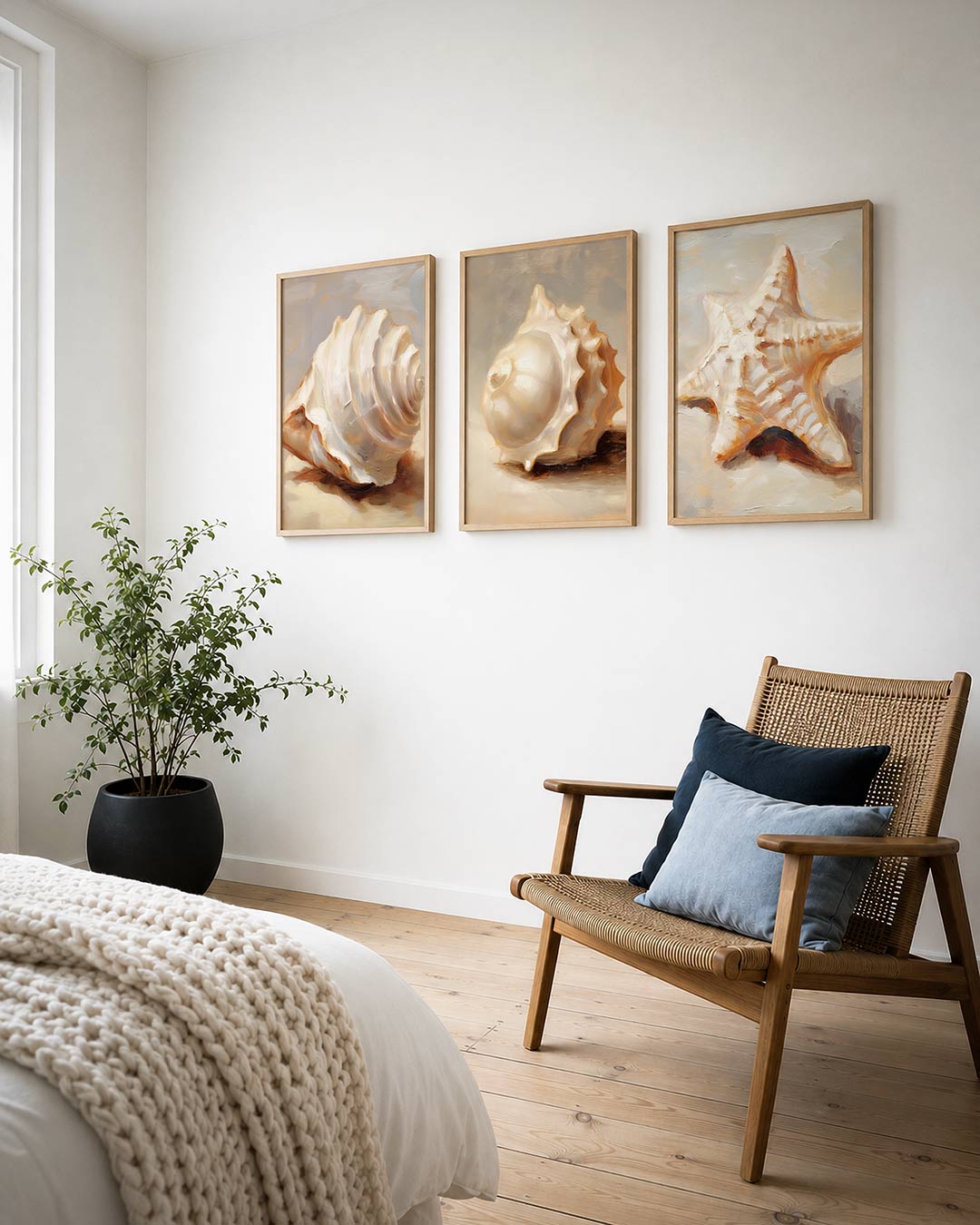 Schelptextuur Posterset