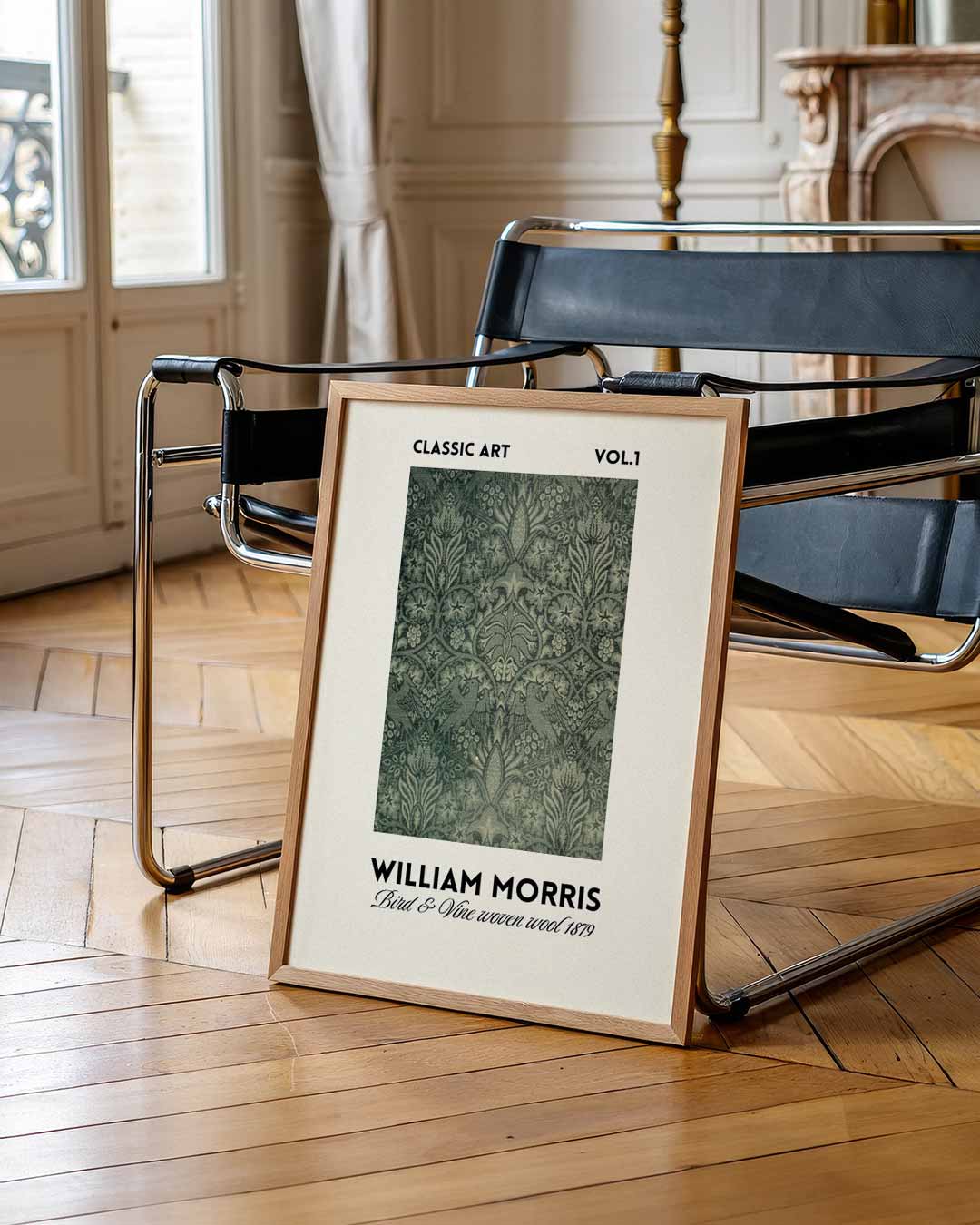 William Morris Bird & Vine Woven 1879 Poster II-WallArtistic