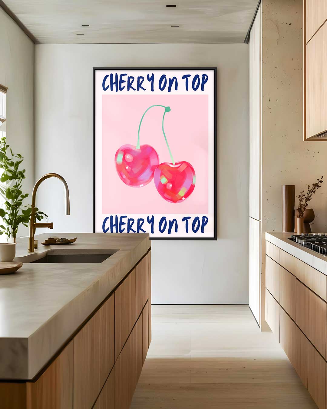 Cherry On Top Kunstwerk-canvas-dibond-plexiglas-wanddecoratie-WallArtistic