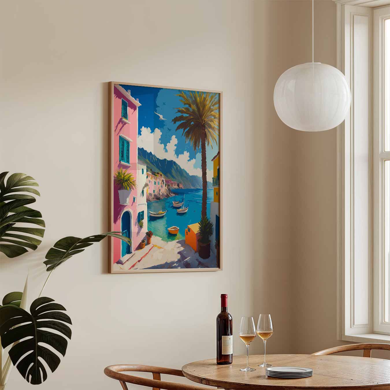 Droomachtige Kustplaats Poster