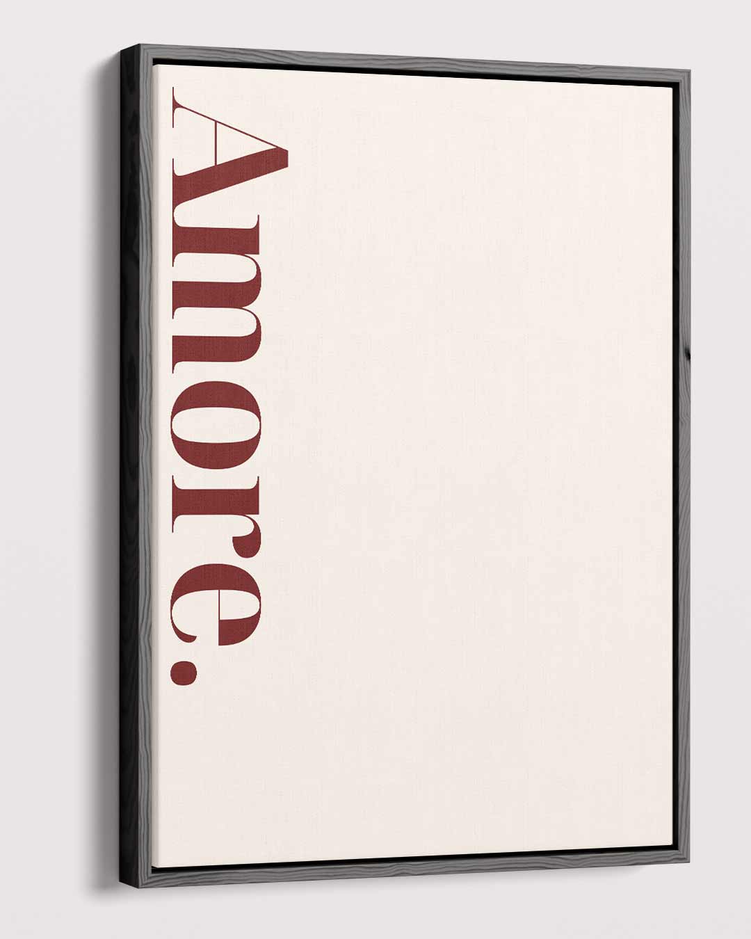 Tijdloze Amore Typografie Kunstwerk-canvas-dibond-plexiglas-wanddecoratie-WallArtistic