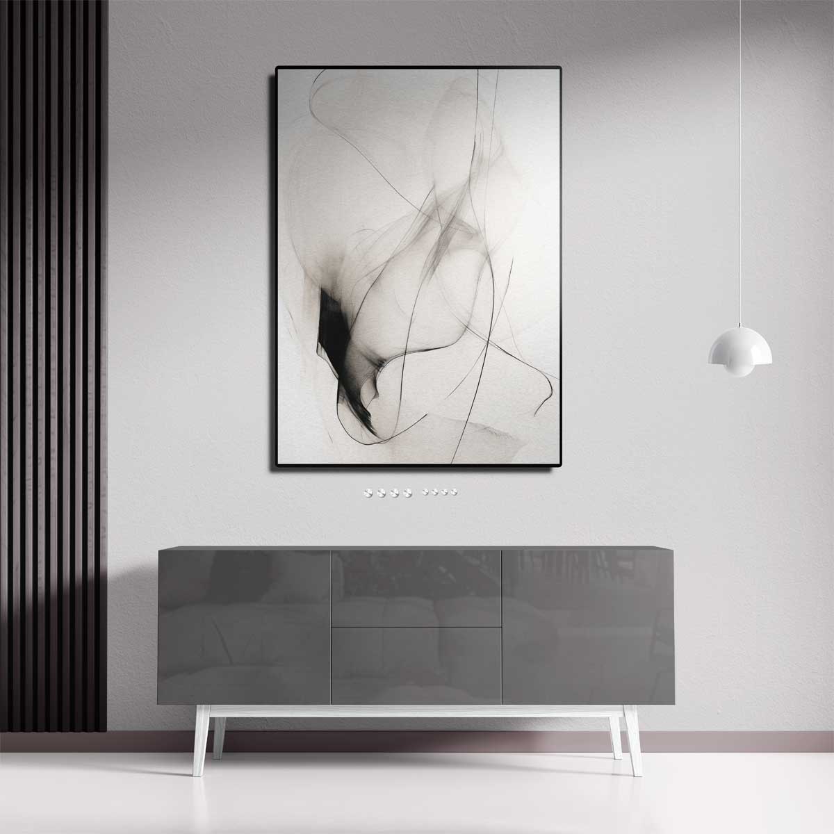 Poëtische Lijnen Kunstwerk-canvas-dibond-plexiglas-wanddecoratie-WallArtistic