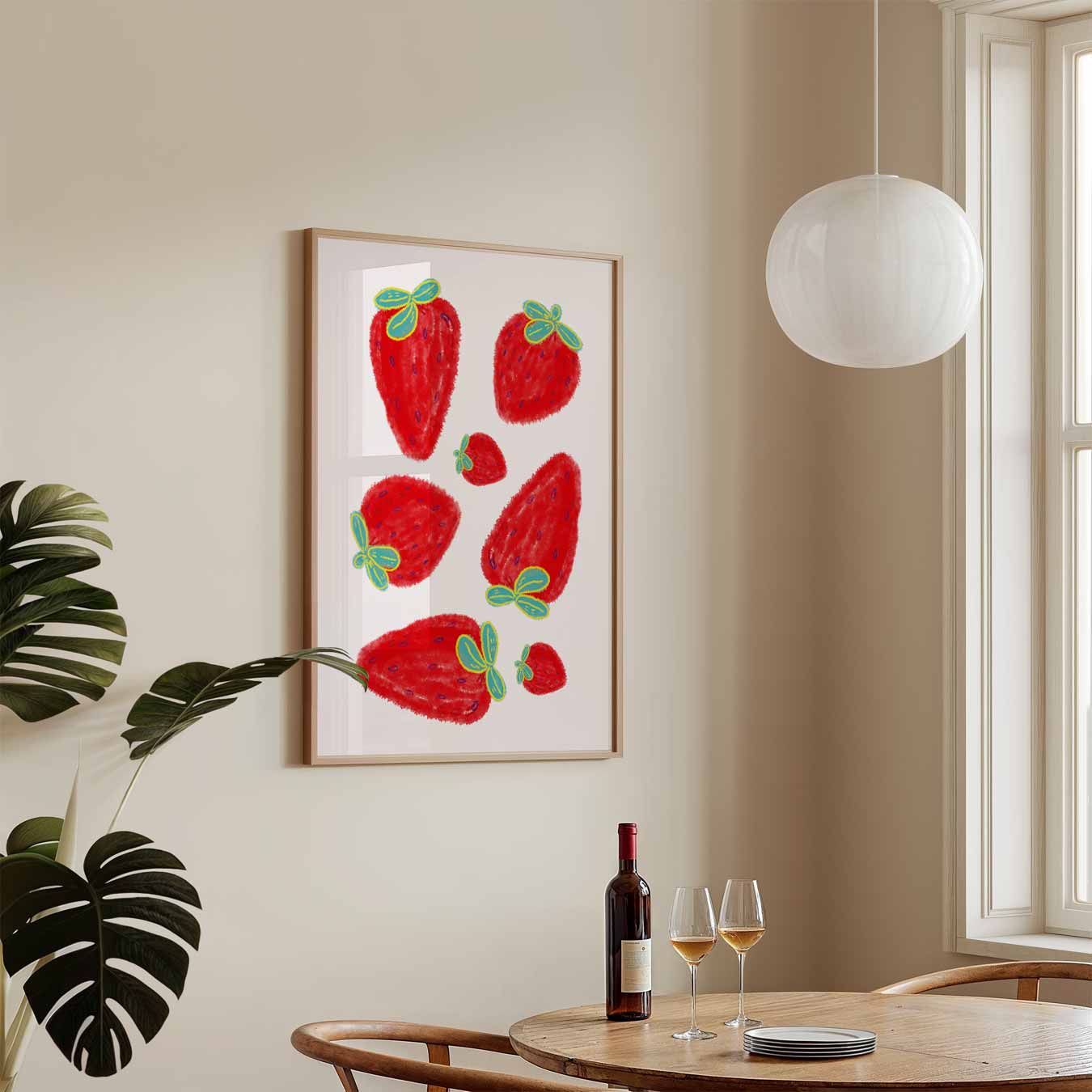 Strawberries Poster-WallArtistic
