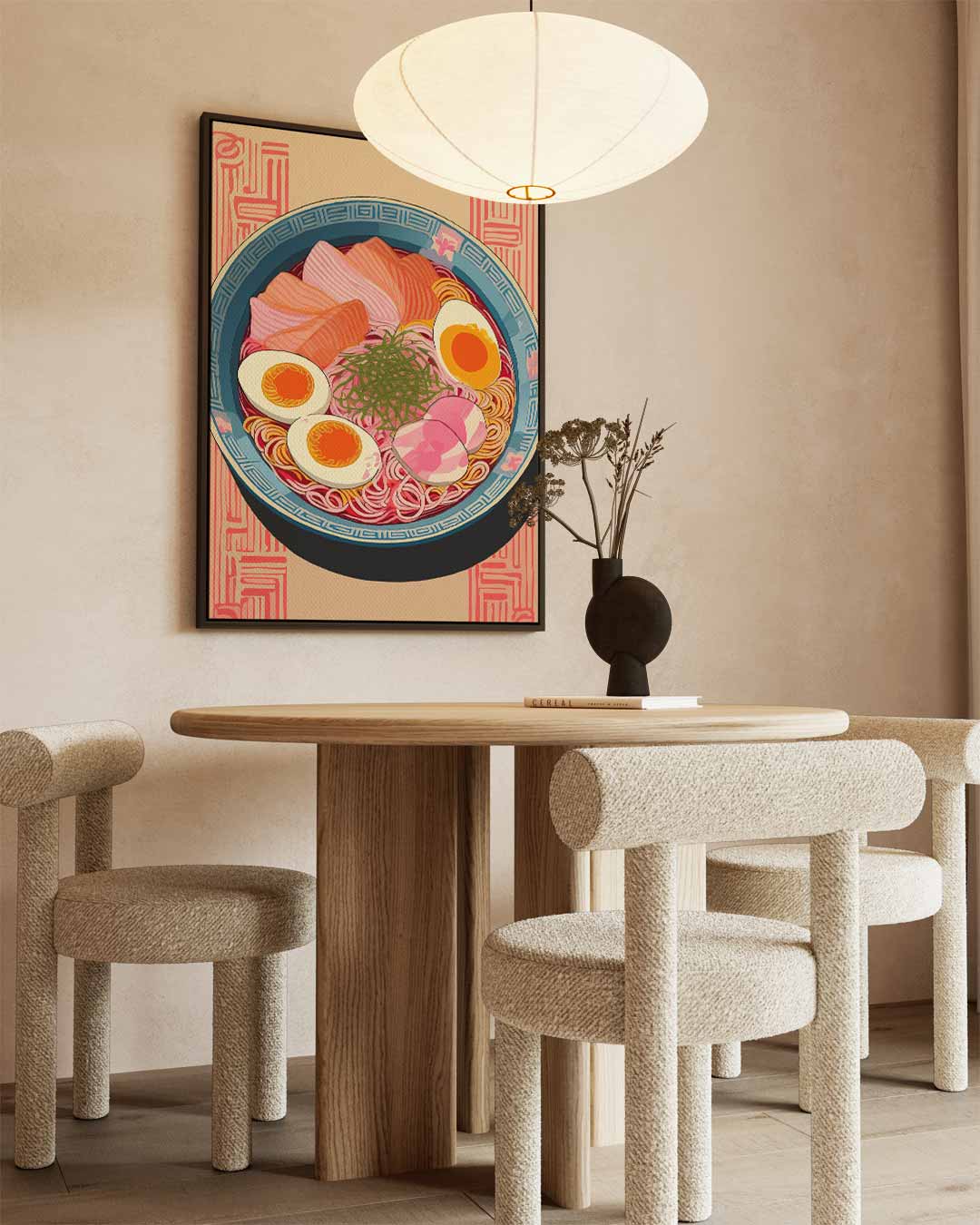 Smakelijke Ramen Schotel Kunstwerk-canvas-dibond-plexiglas-wanddecoratie-WallArtistic
