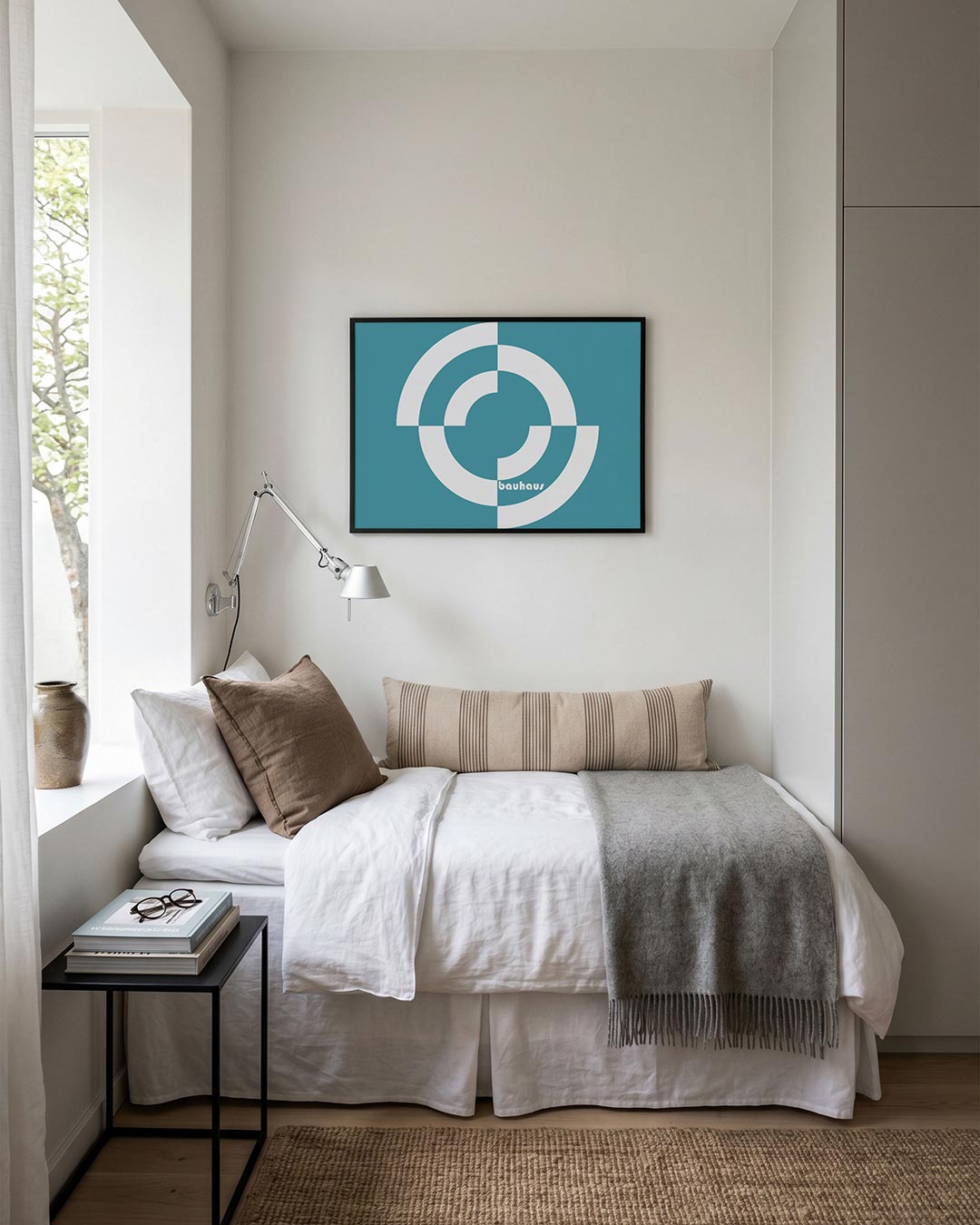 Cirkelvormen en lijnen Poster