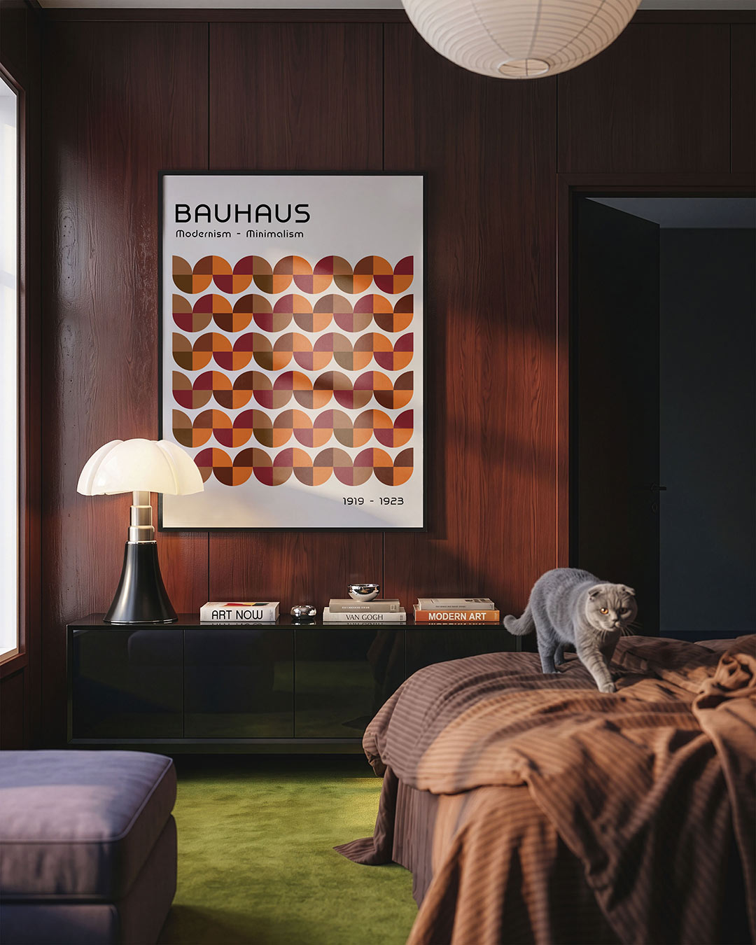 Vormritme en kleur Poster
