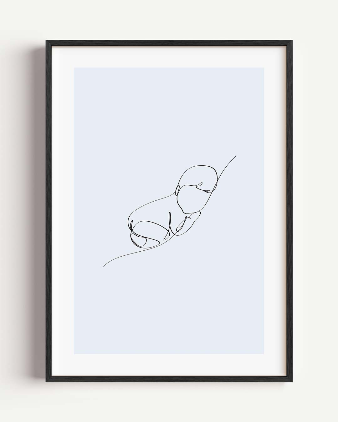 Minimalistische Baby Slaapkamer Poster