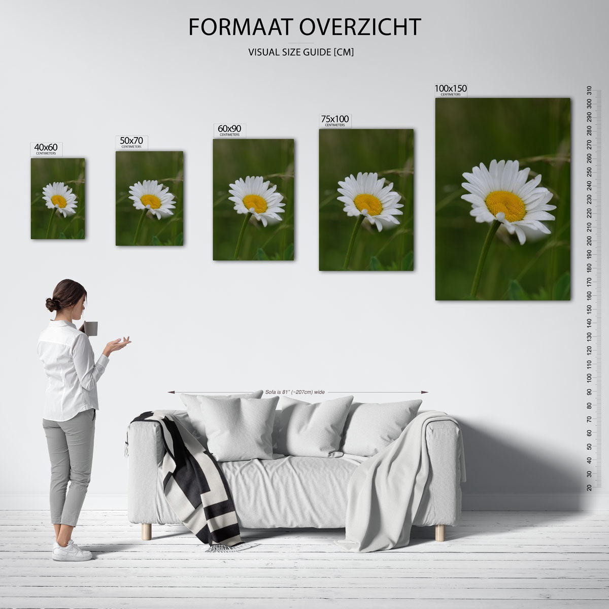 Bloem in natuur Kunstwerk