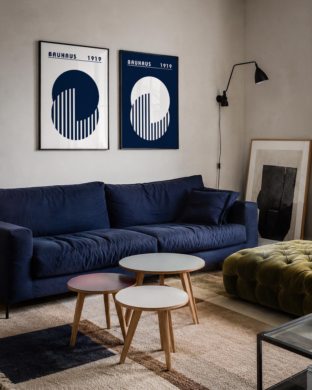 Cirkel en strepen Posterset